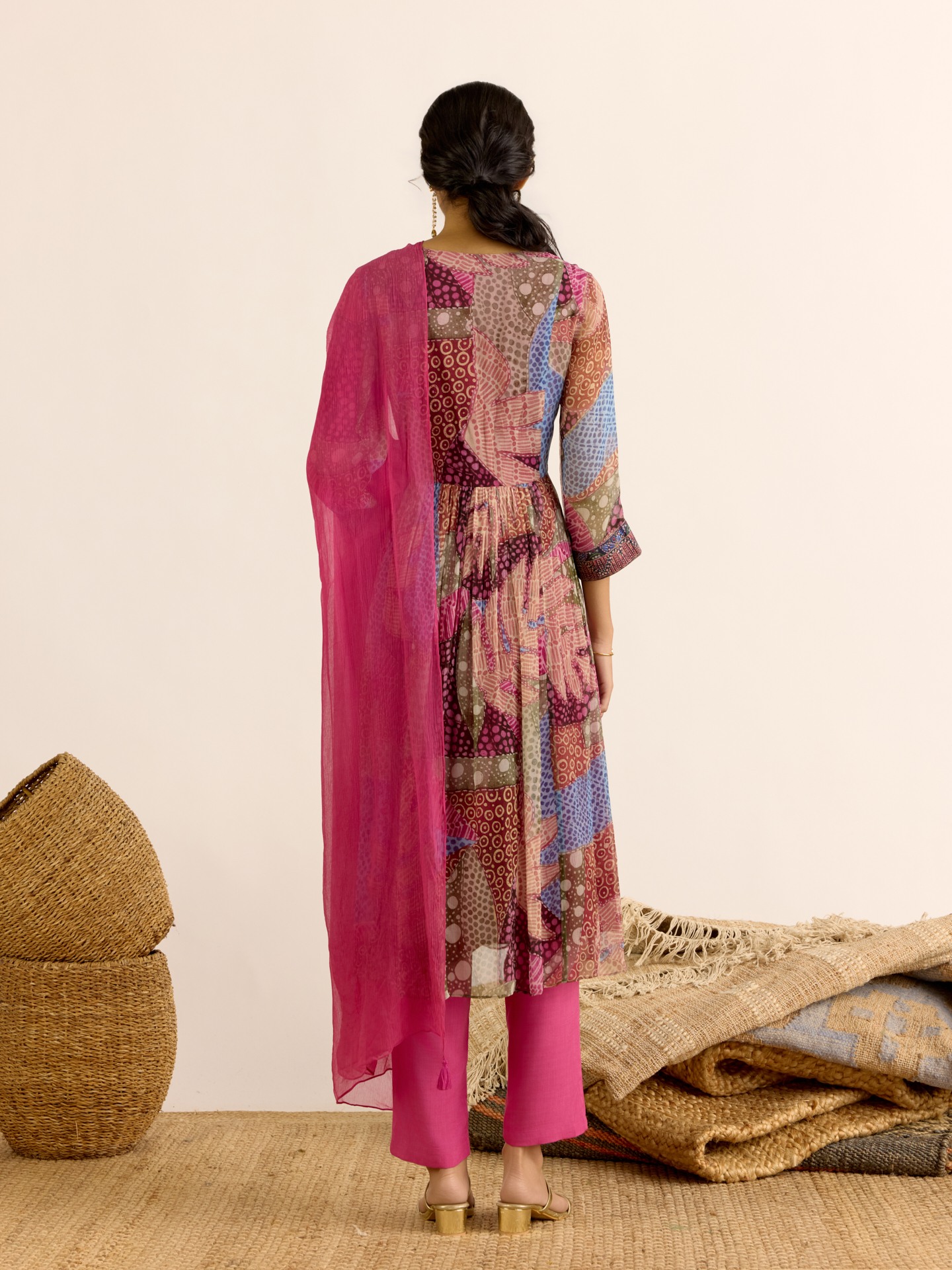 Purple Desert Bloom Suit Set