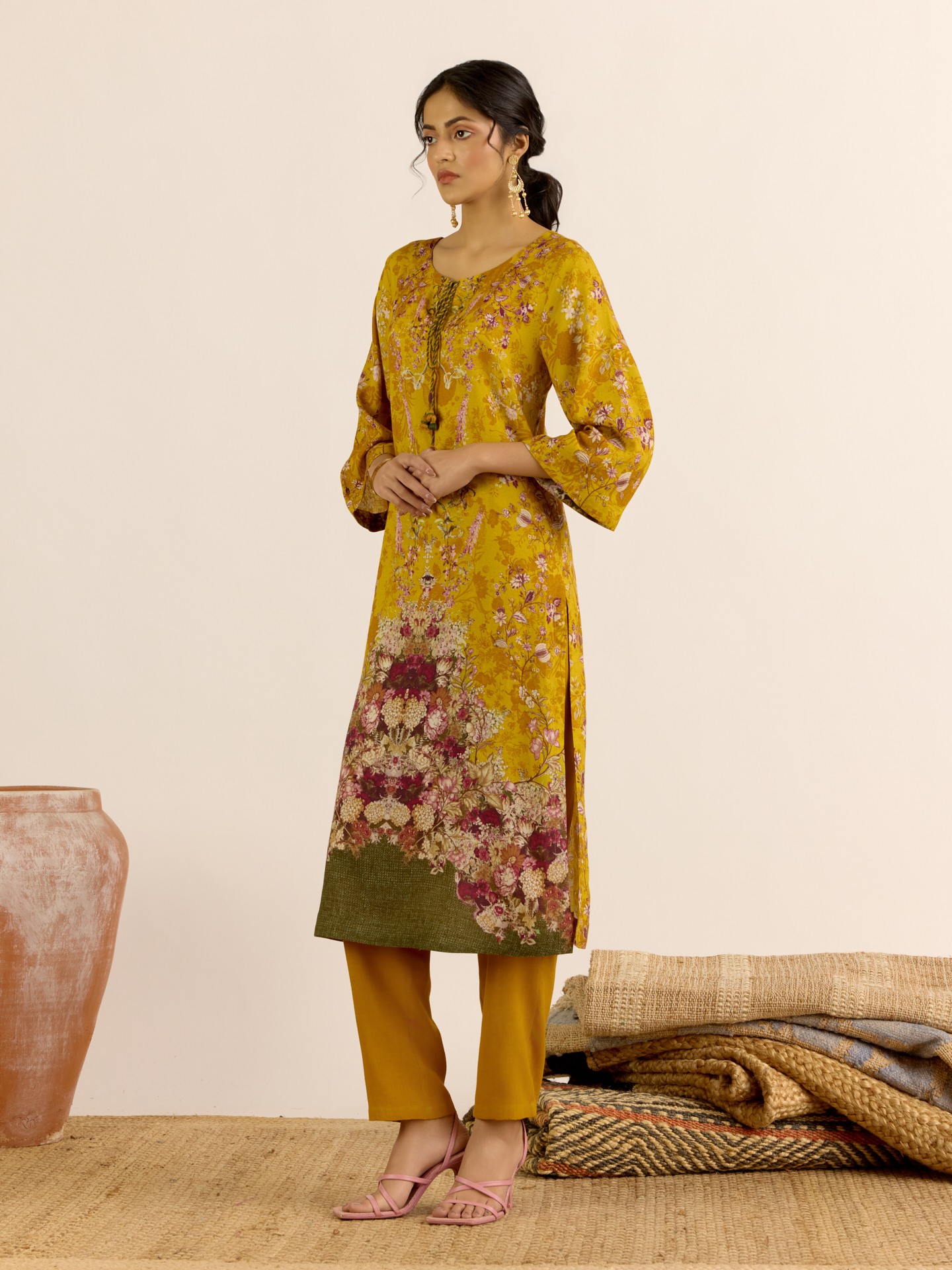 Yellow Gulmohar Suit Set