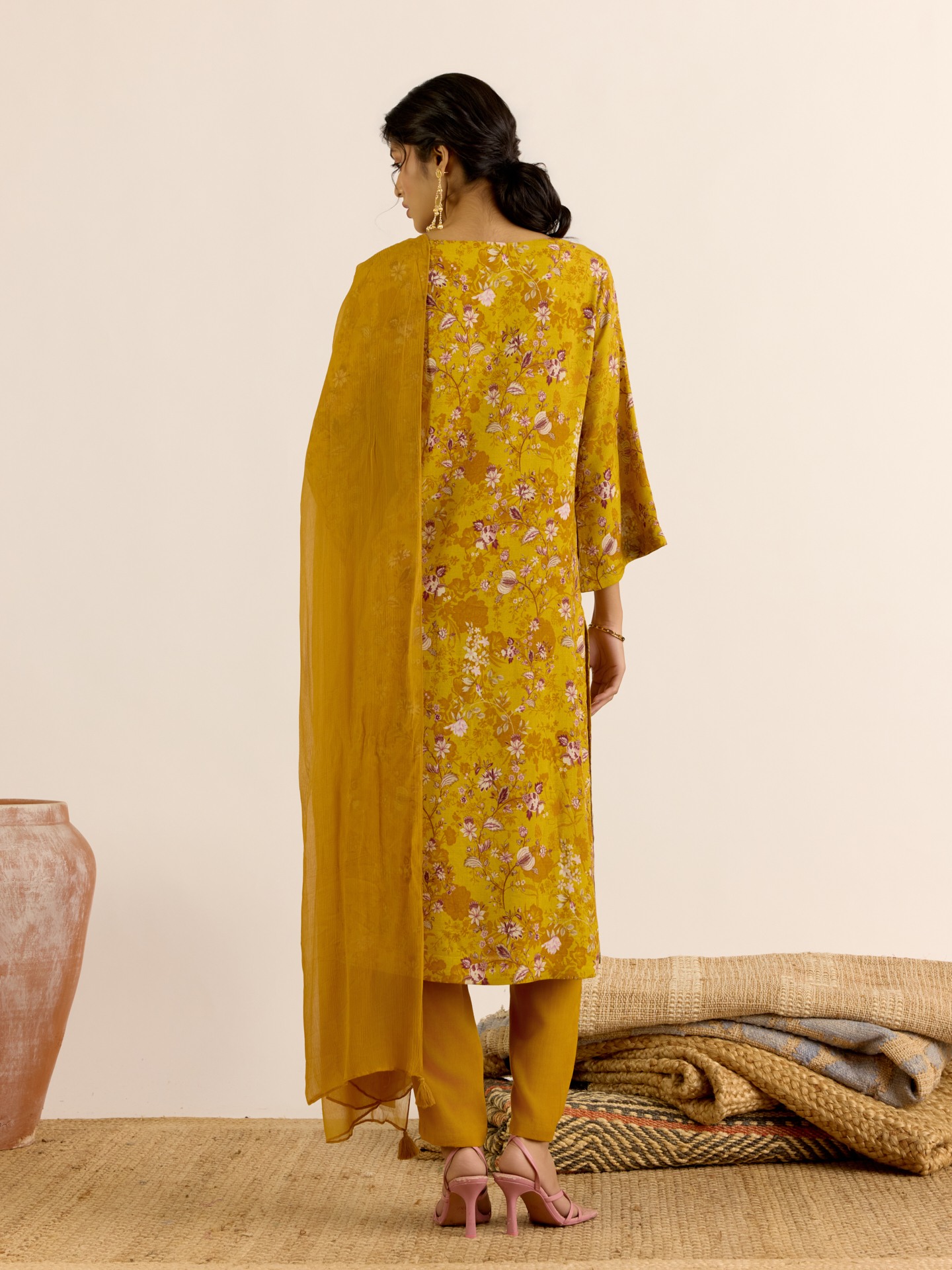Yellow Gulmohar Suit Set