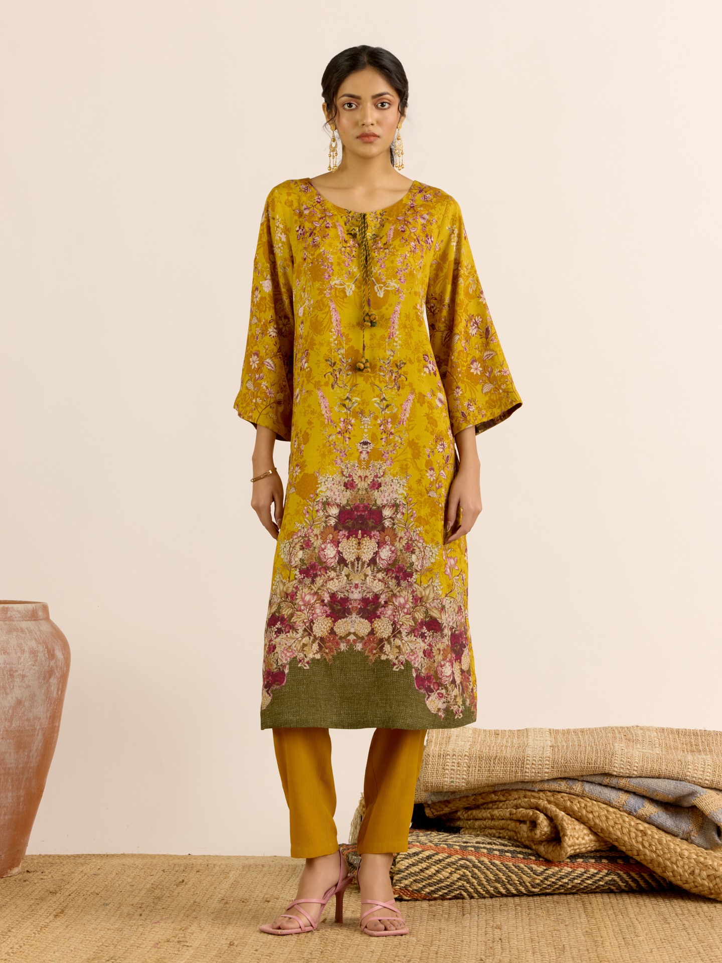 Yellow Gulmohar Suit Set