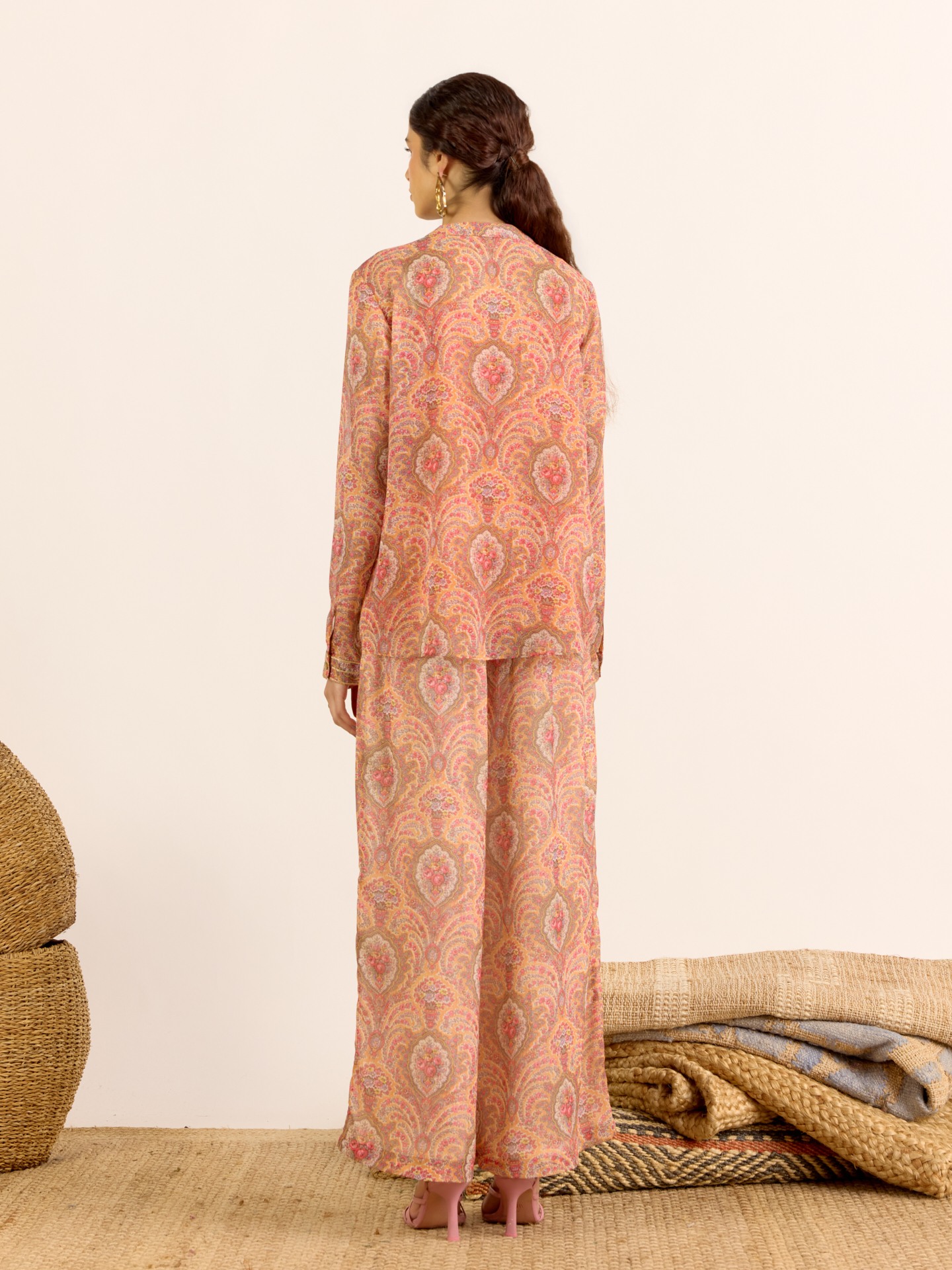 Peach Cassandra Cord Set