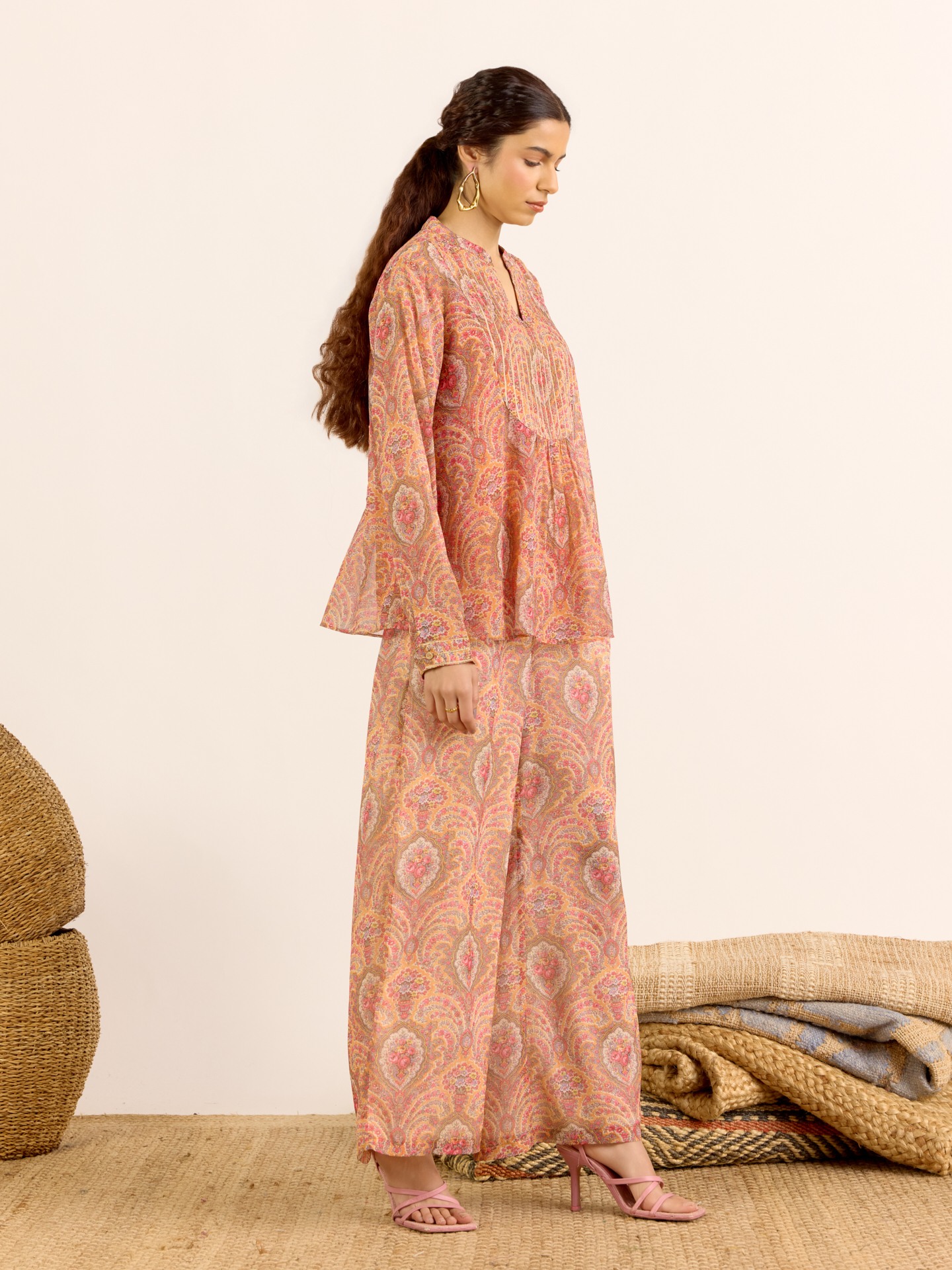 Peach Cassandra Cord Set
