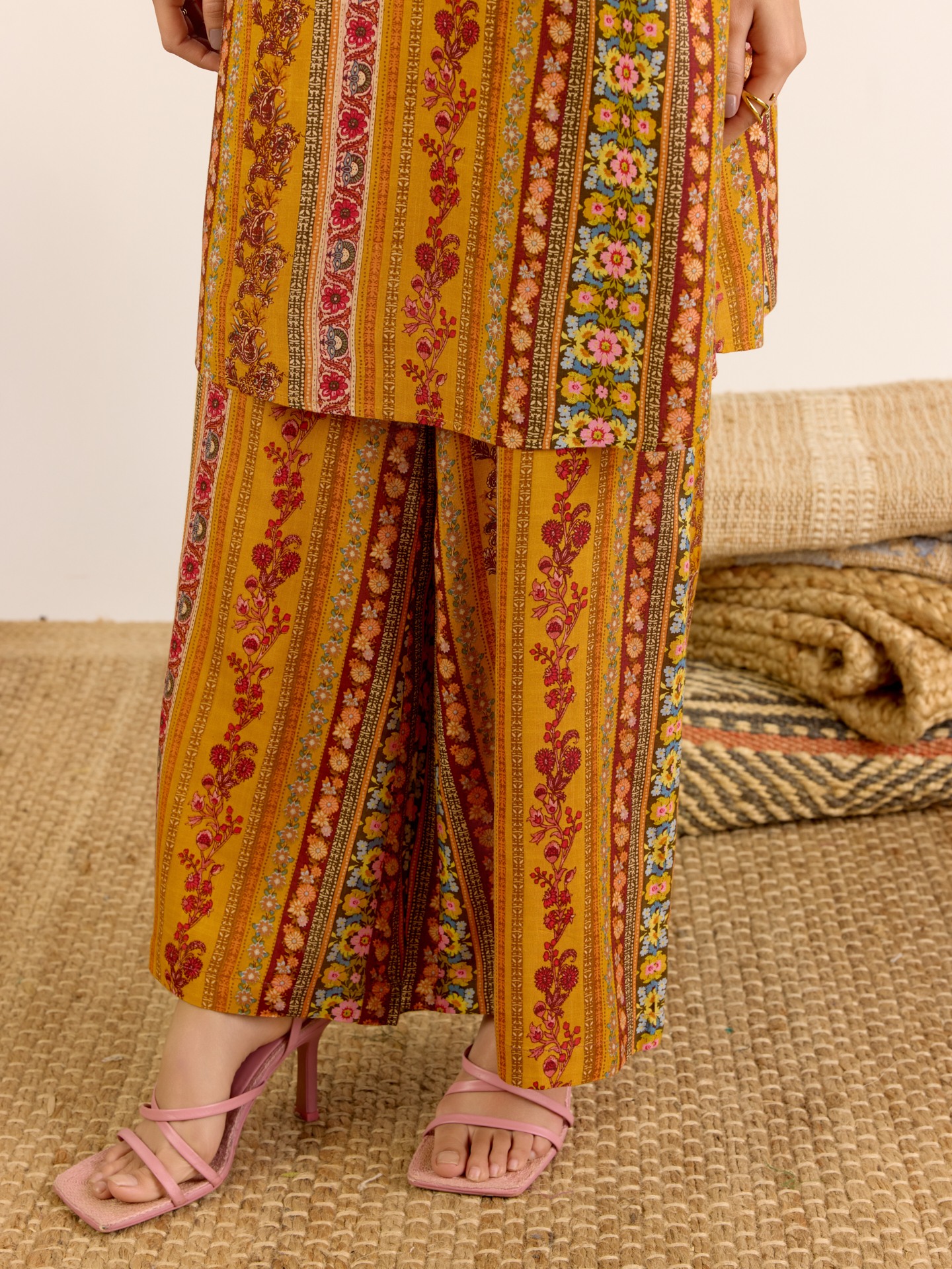 Mustard Meera Cord Set