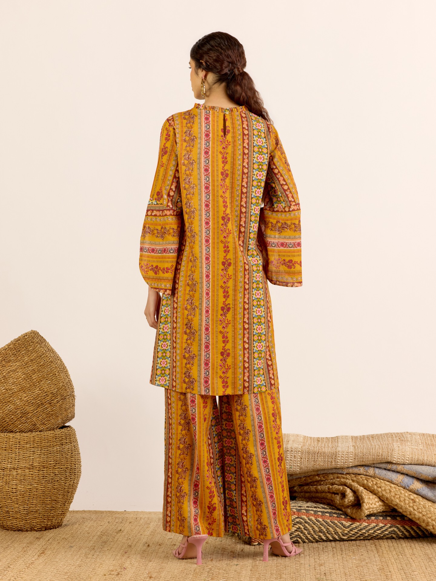 Mustard Meera Cord Set