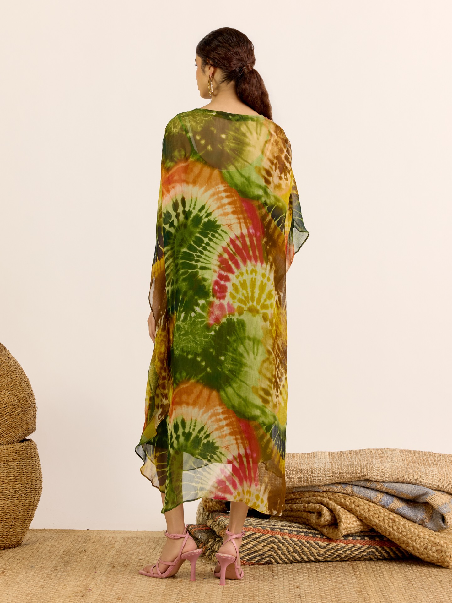 Green Mystic Dunes Kaftan