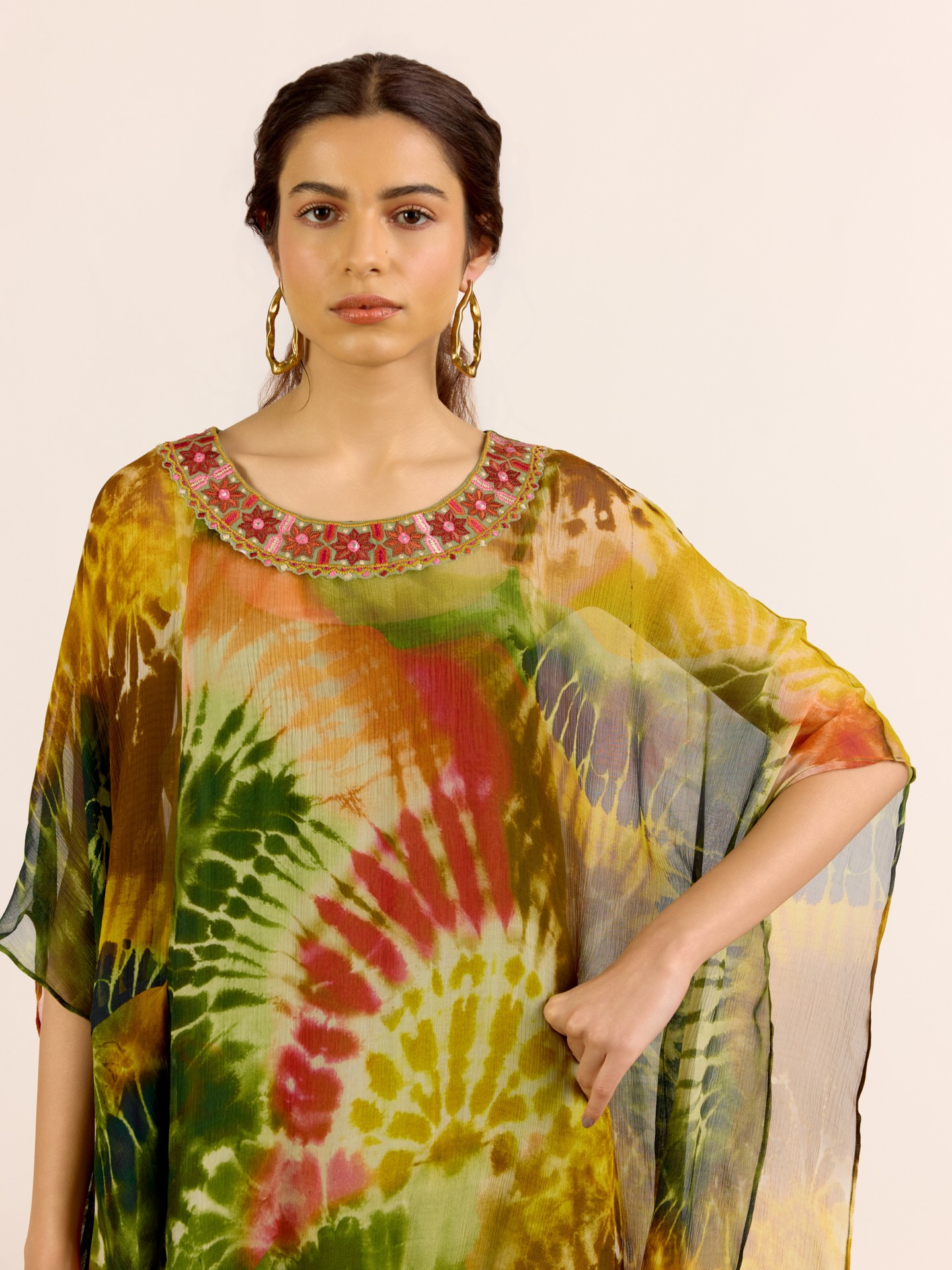 Green Mystic Dunes Kaftan