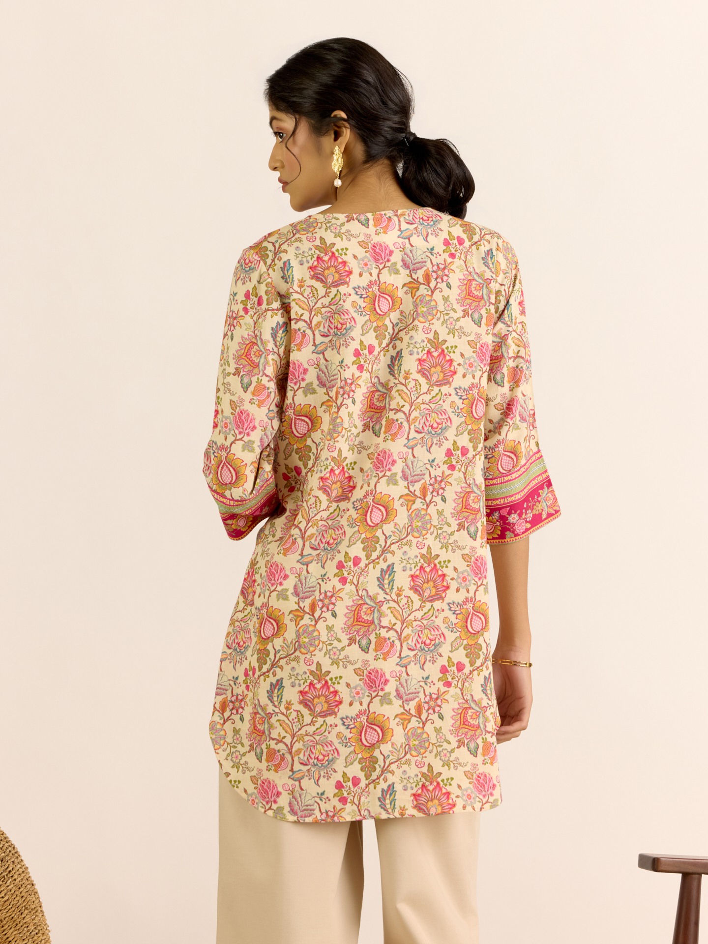 Beige Hayat Kurti