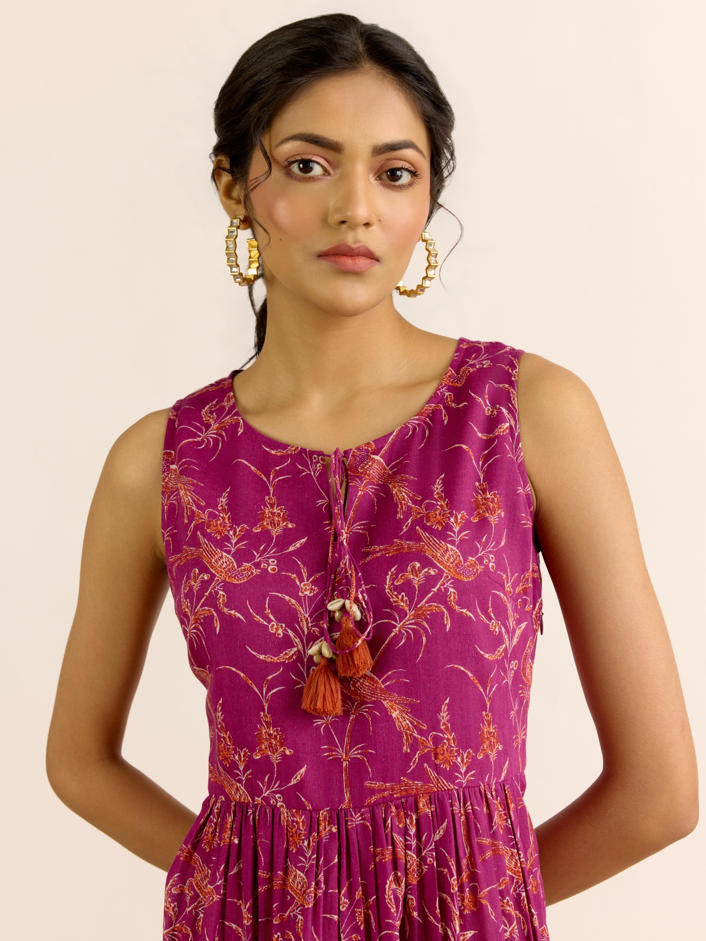 Purple Ditya Long Dress