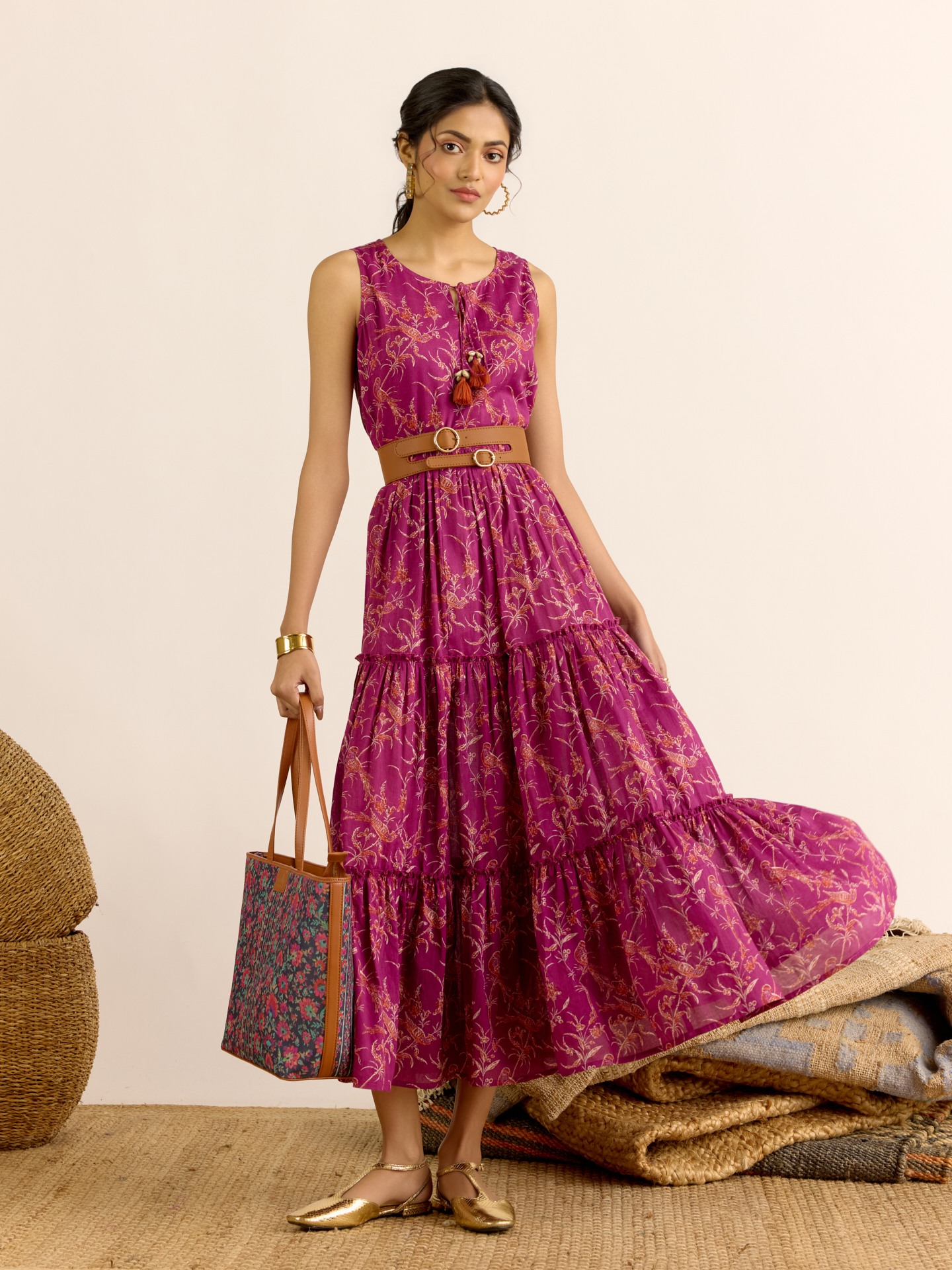 Purple Ditya Long Dress
