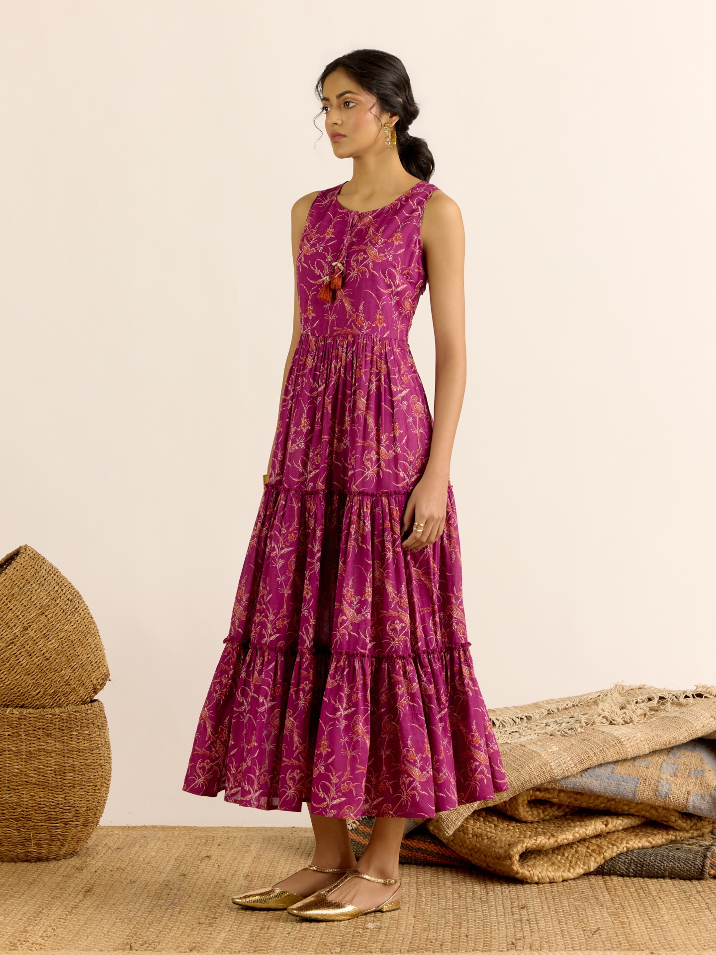 Purple Ditya Long Dress