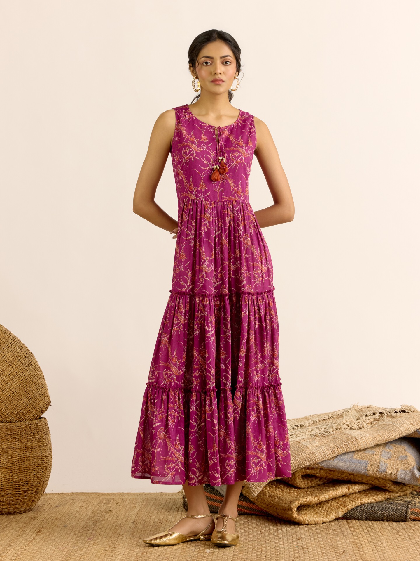 Purple Ditya Long Dress