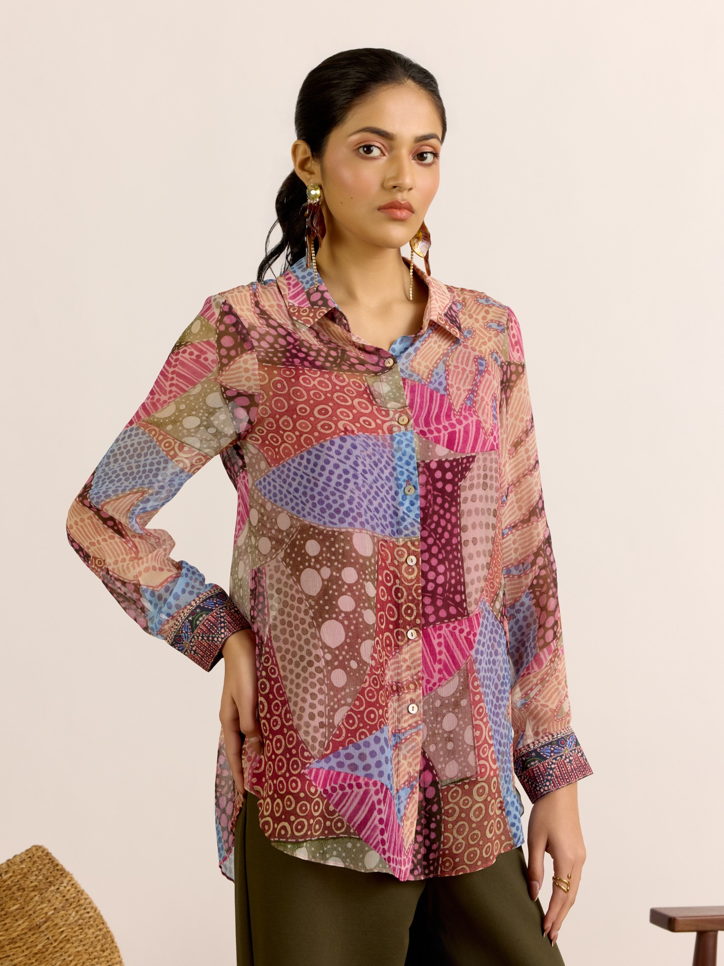 Purple Desert Bloom Shirt