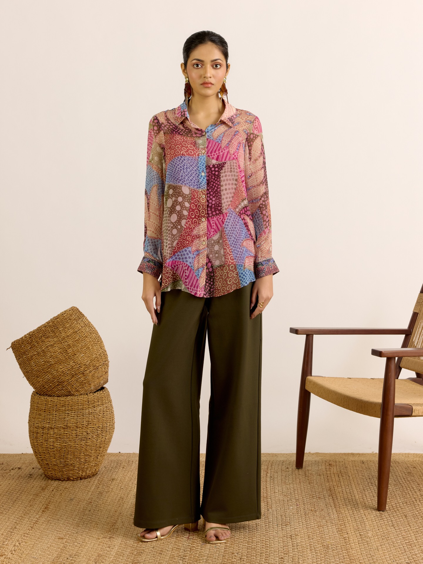 Purple Desert Bloom Shirt