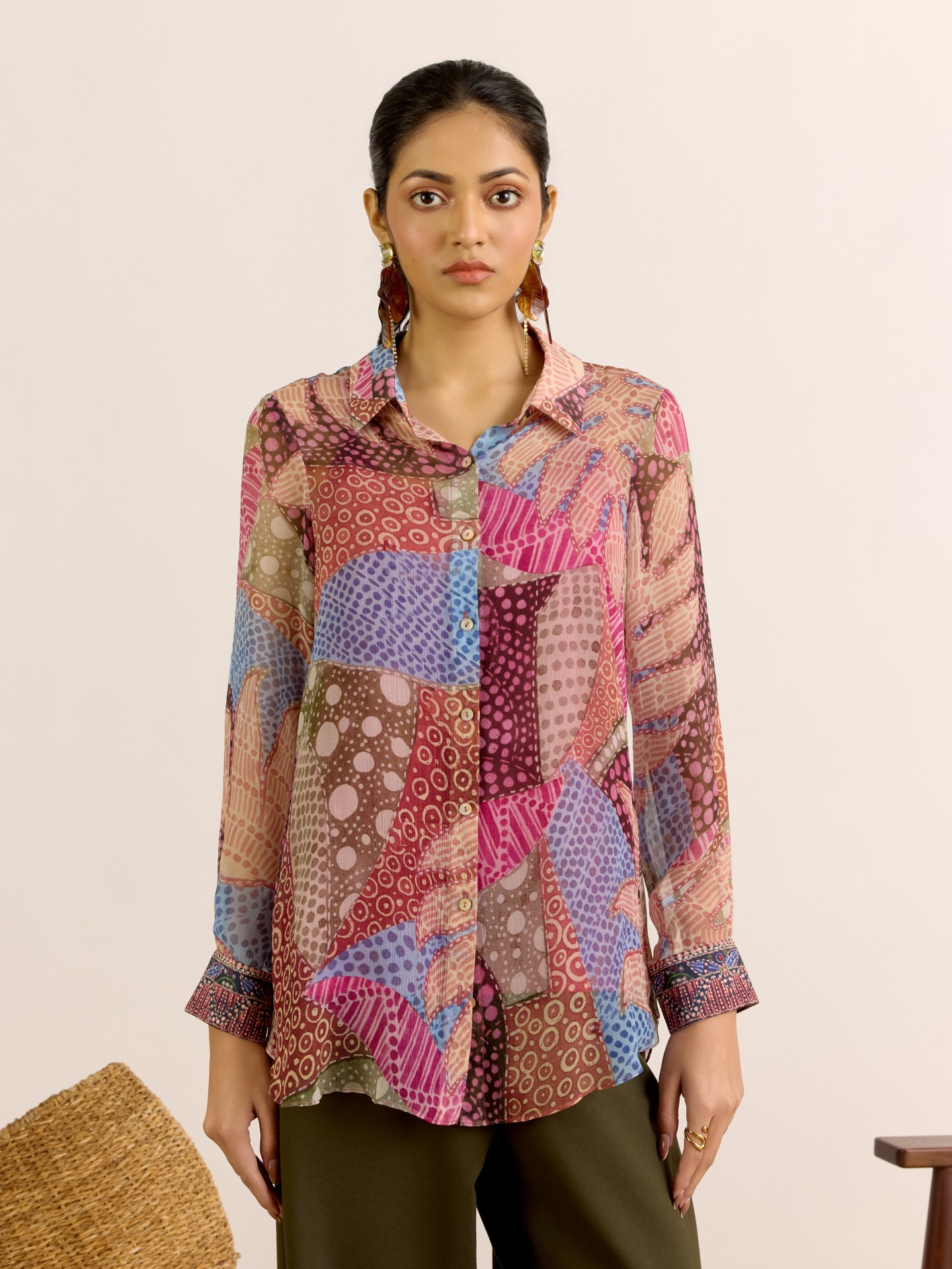 Purple Desert Bloom Shirt