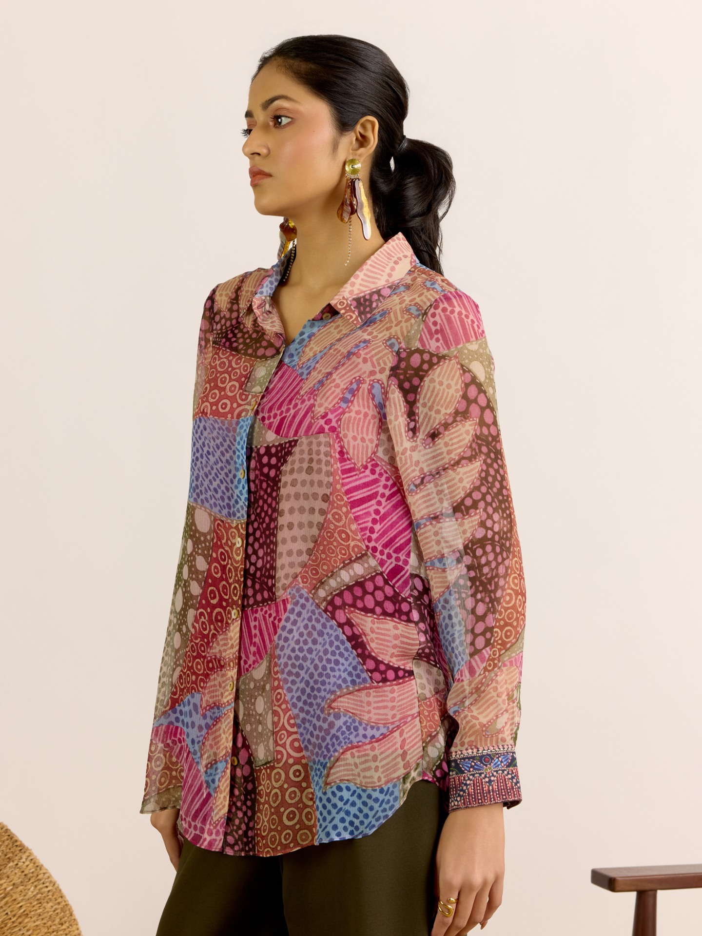 Purple Desert Bloom Shirt