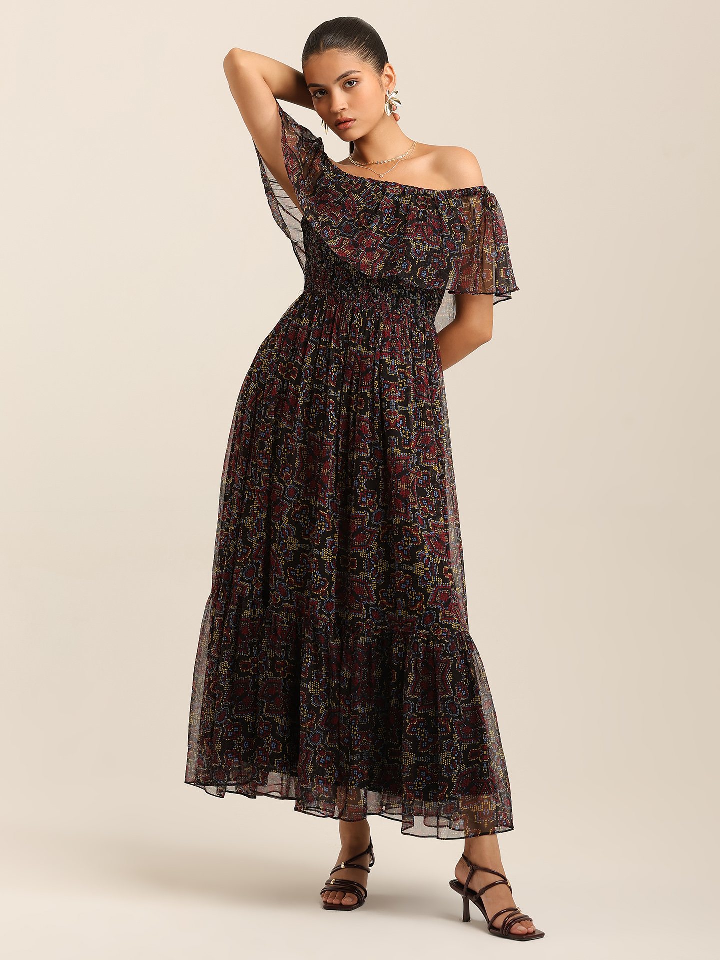 Black Margo Long Dress