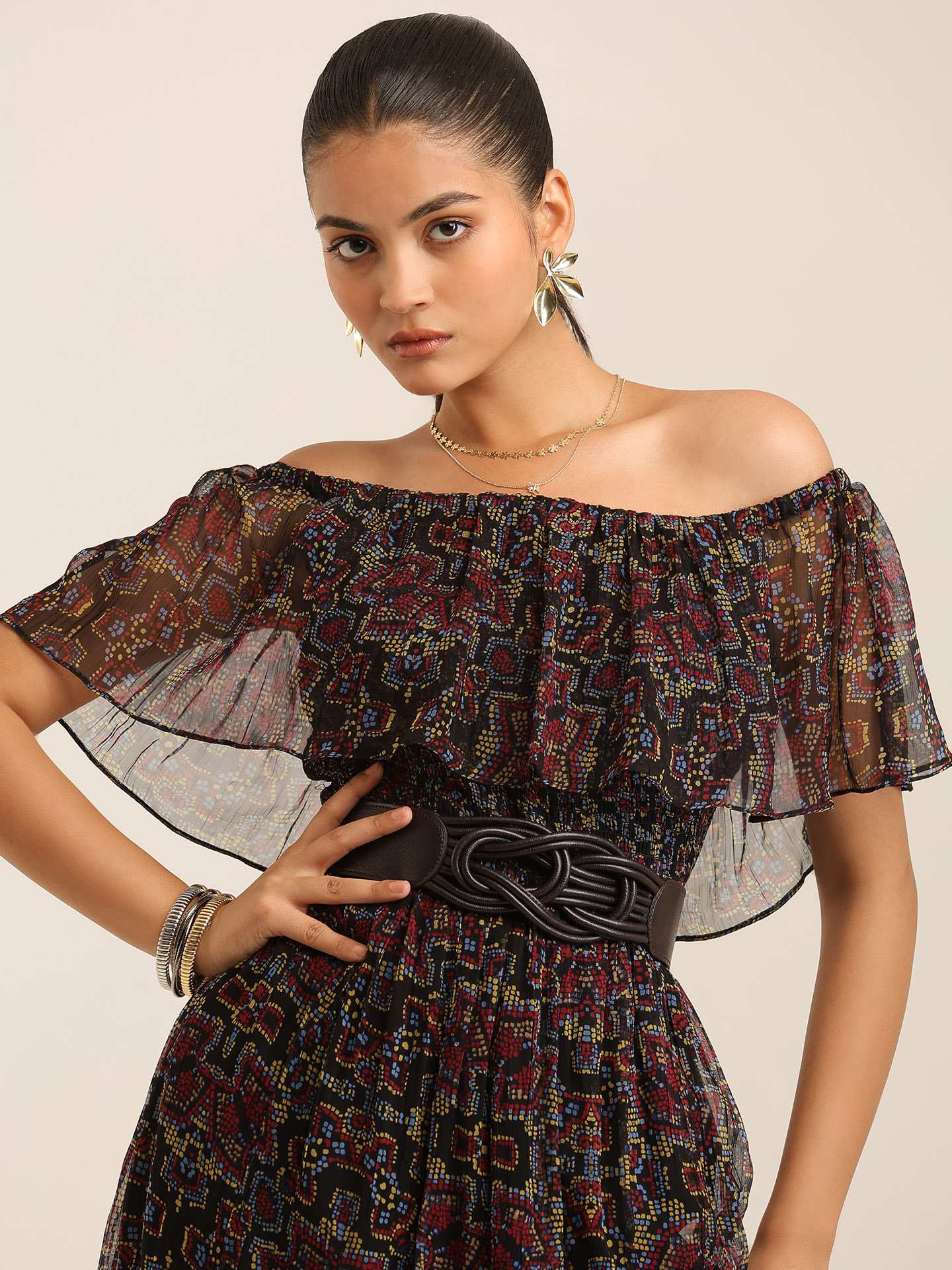 Black Margo Long Dress