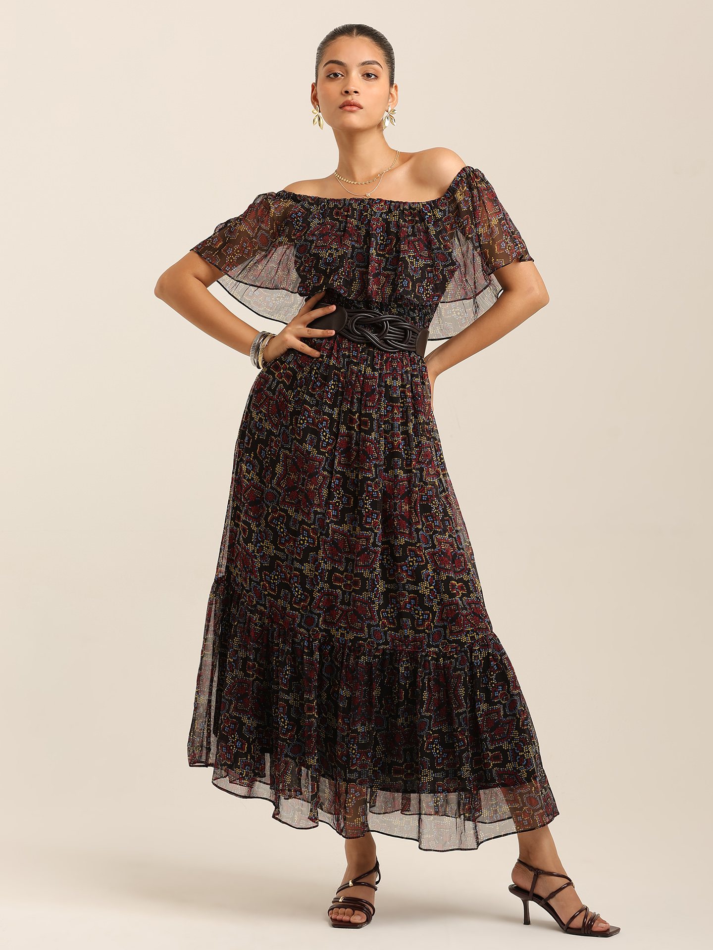 Black Margo Long Dress