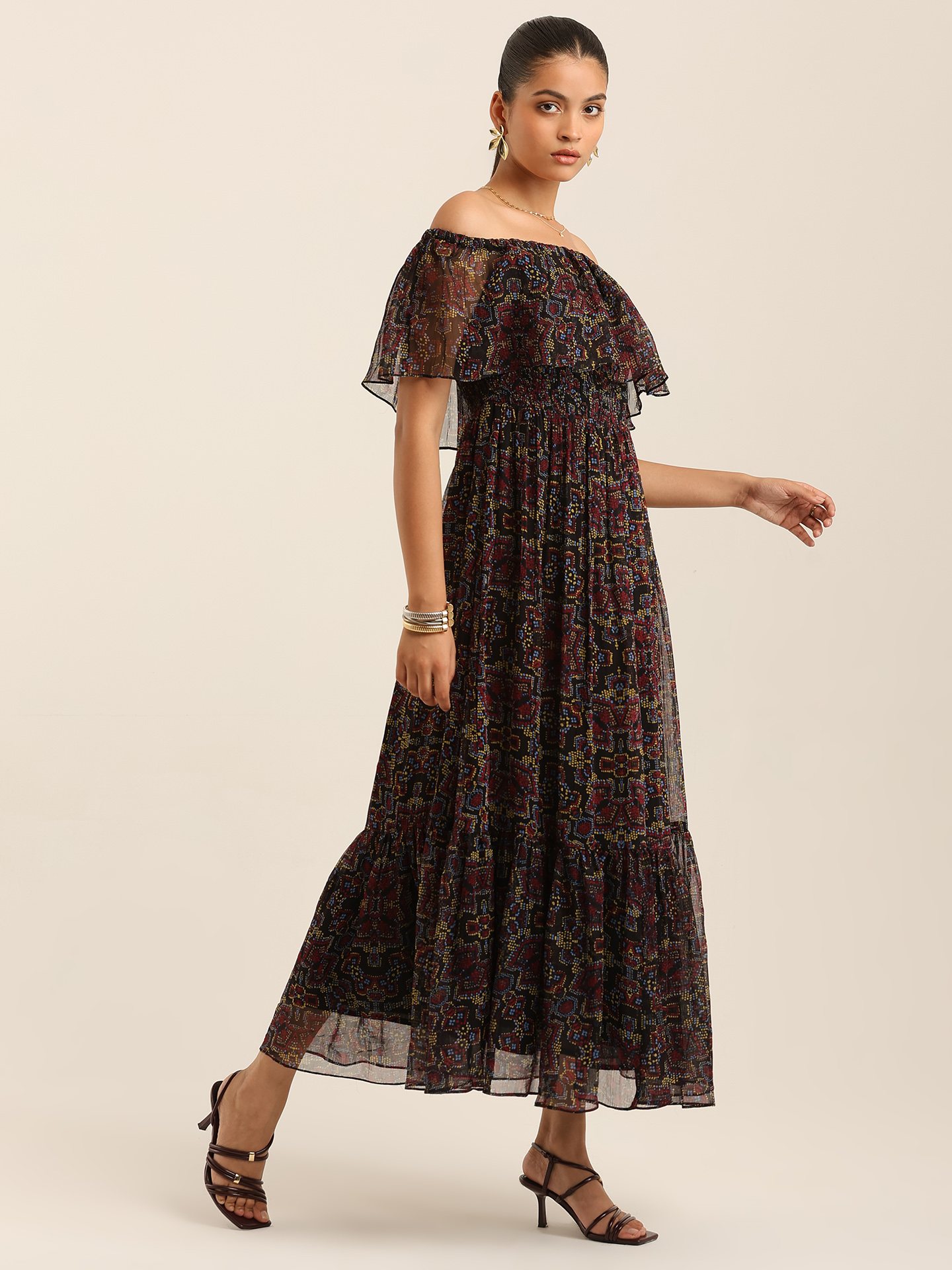 Black Margo Long Dress