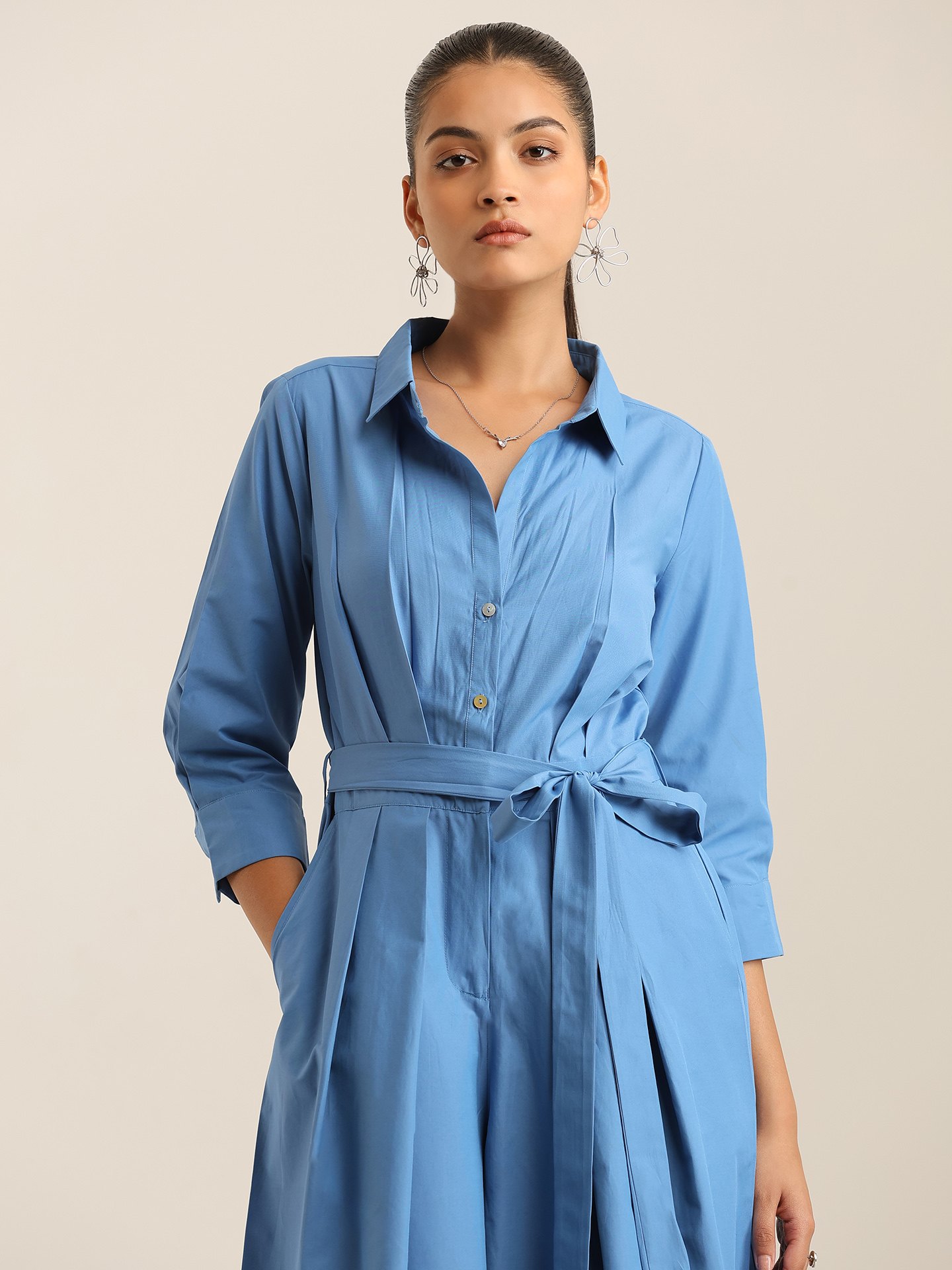 Blue Margo Jump Suit