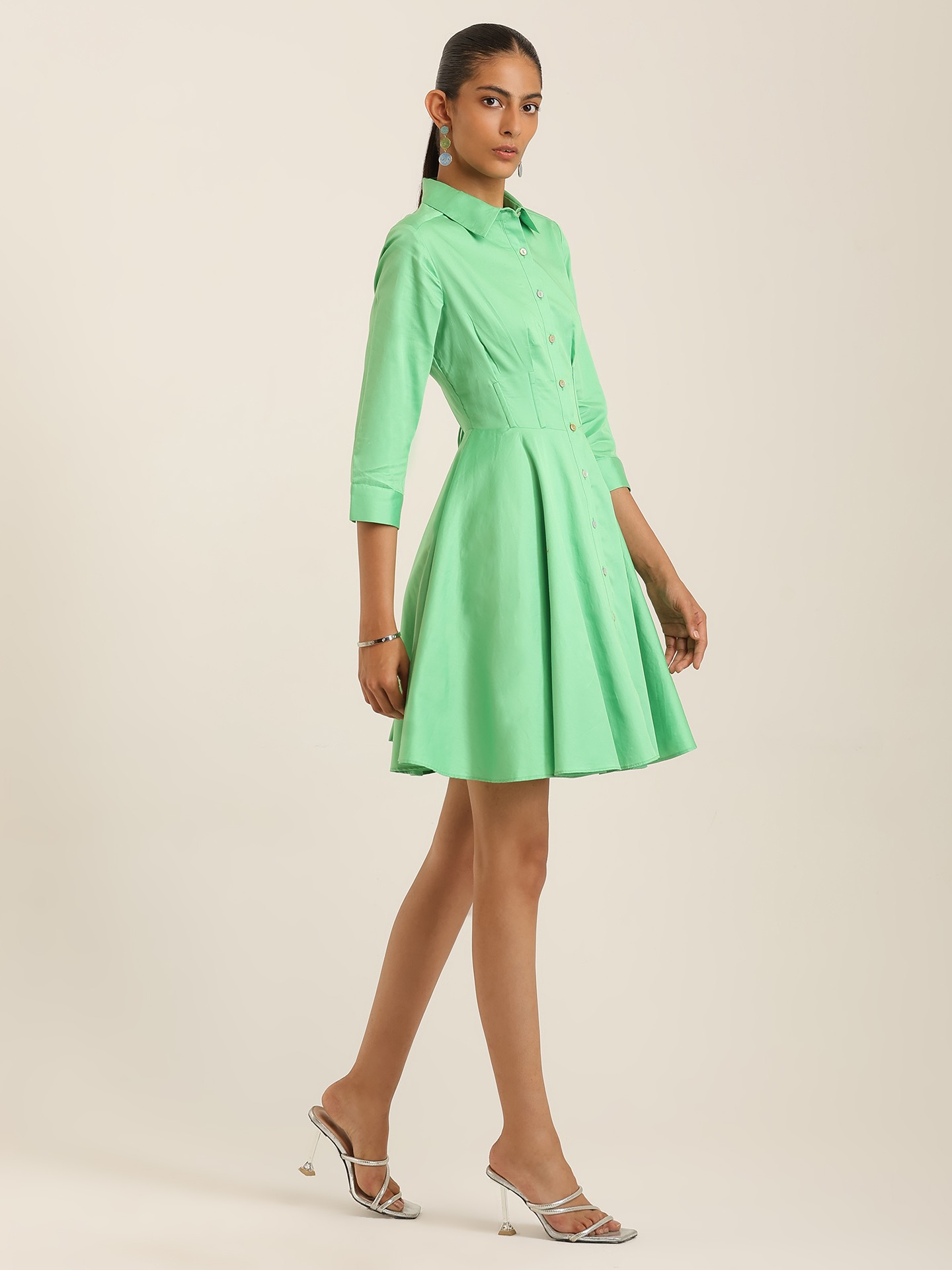 Green Margo Short Dress