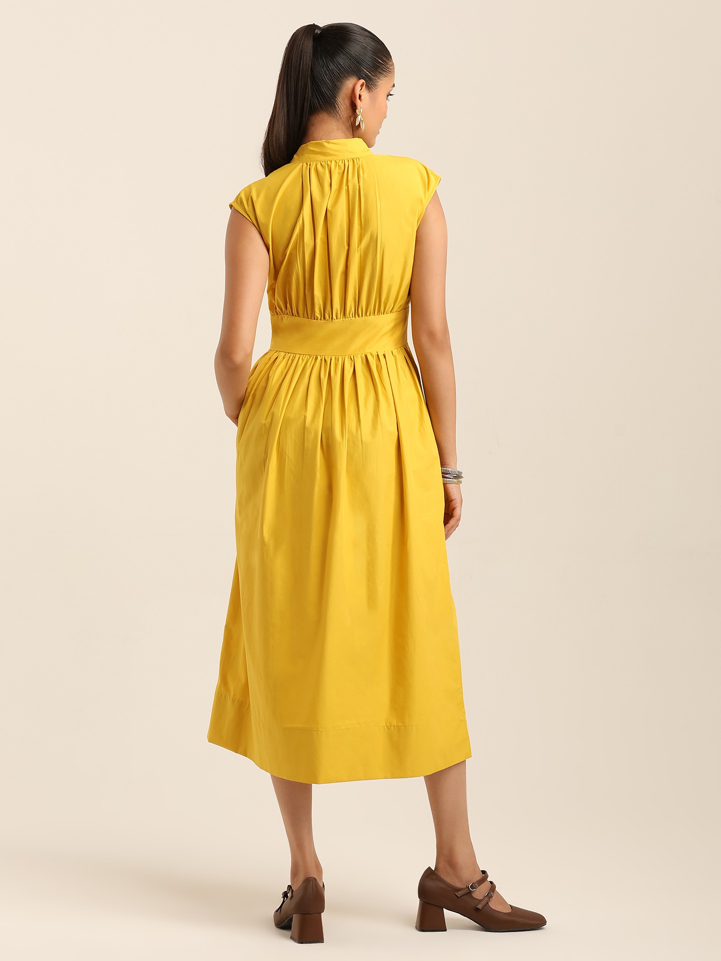 Yellow Margo Long Dress