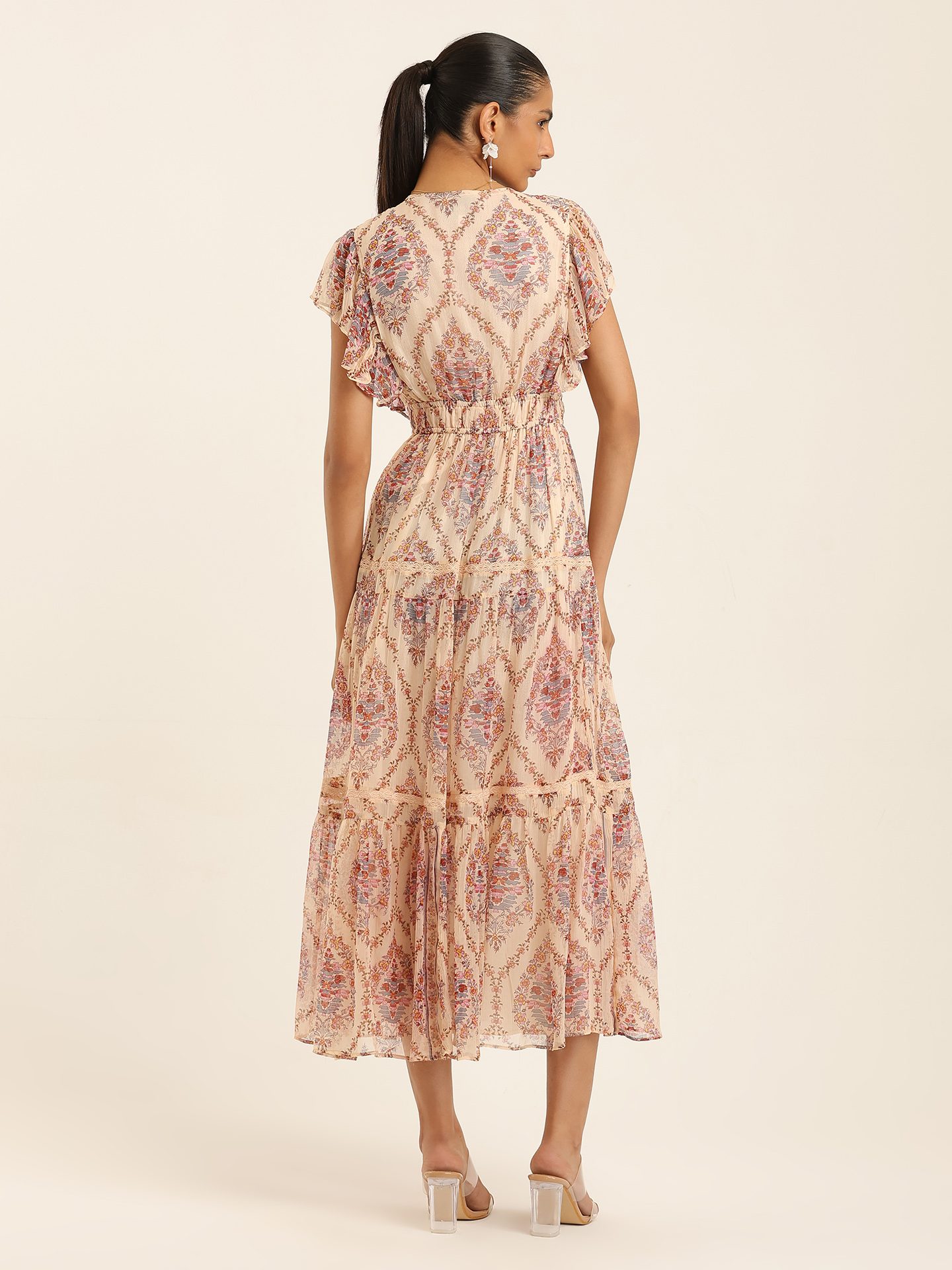 Ecru Margo Long Dress