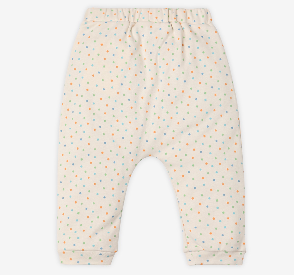Infant Unisex Printed Organic Cotton Joggers – Multicolour (Pack of 2)