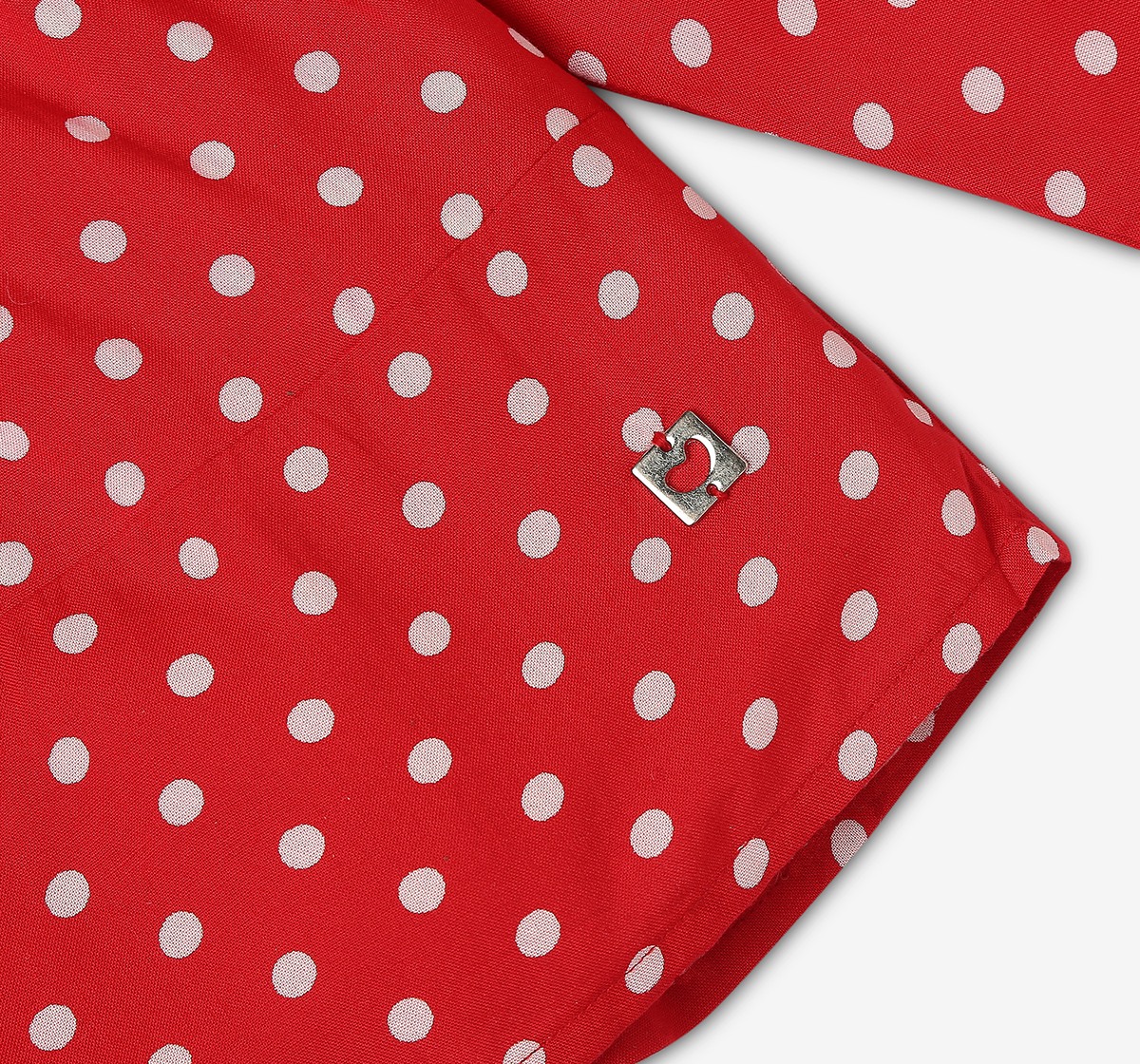 Full Sleeves Polka Printed Top