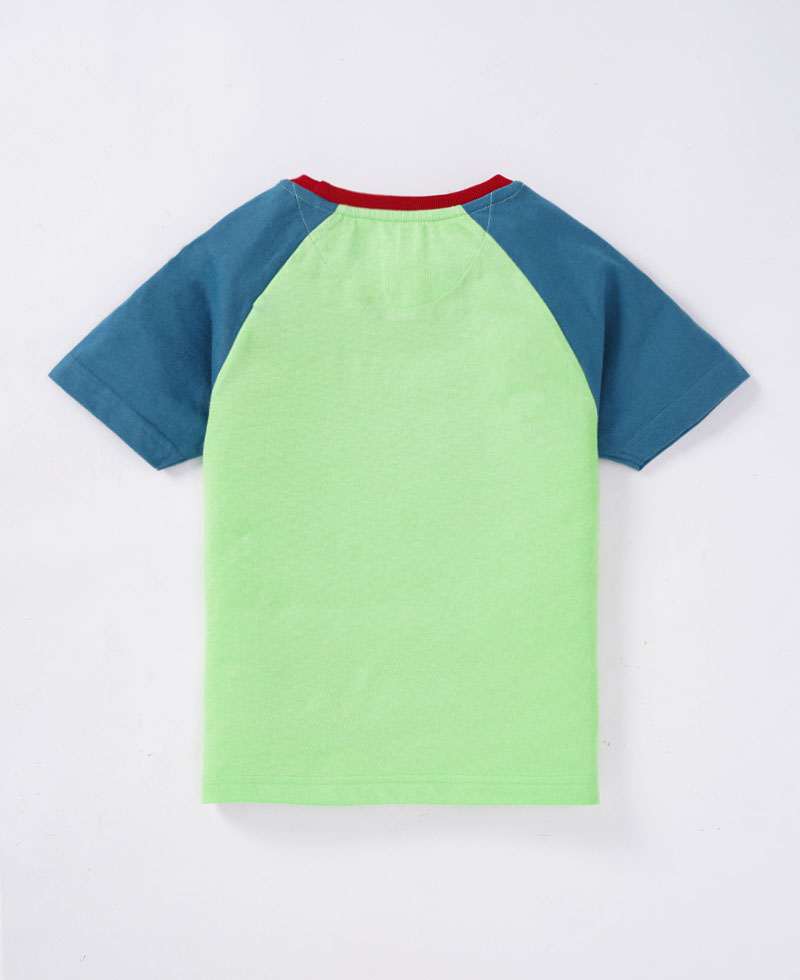 Boys Cut &Amp; Sew Color Block Tee