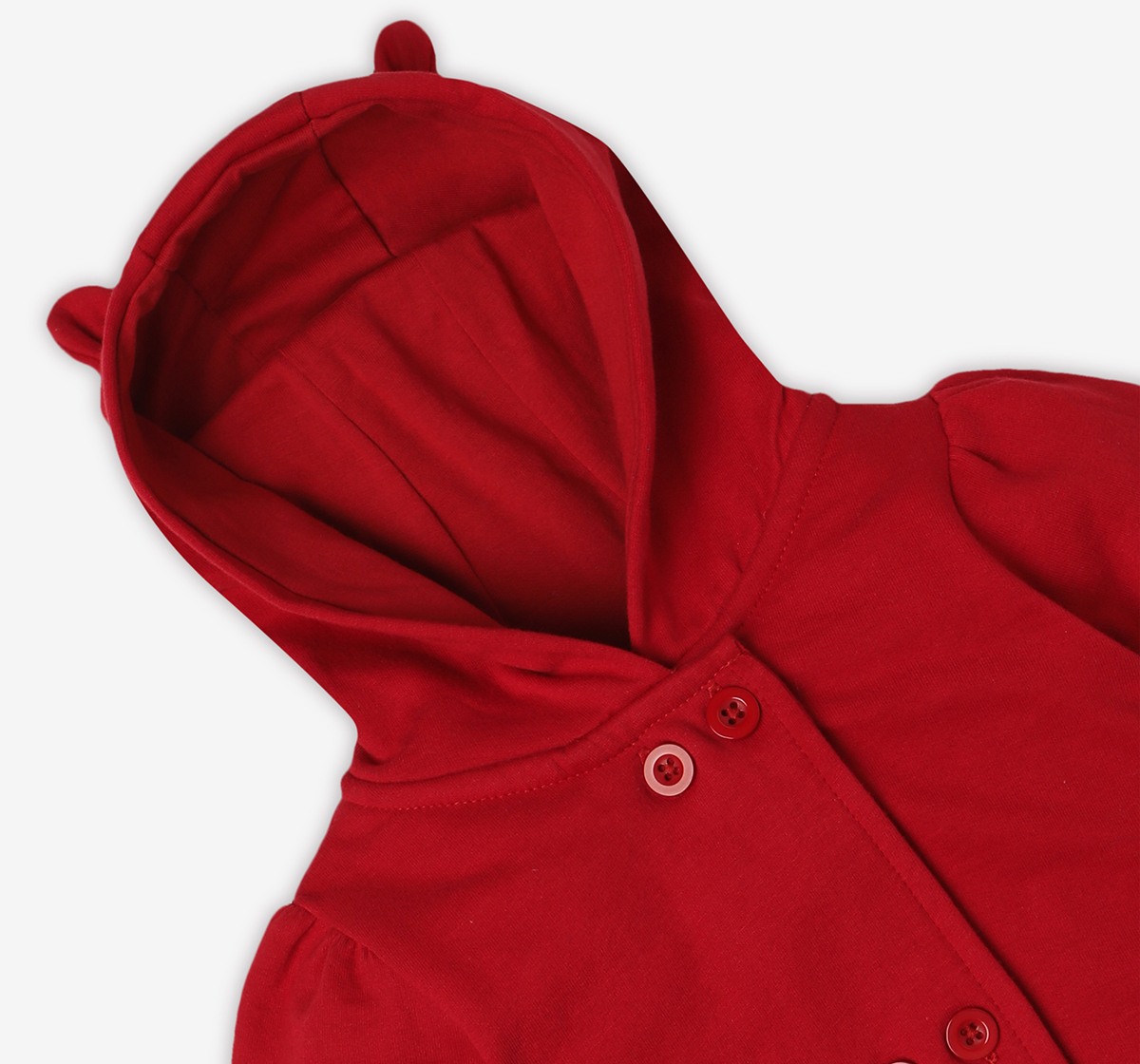Infant Girls’ 100% Cotton Jacket - Red