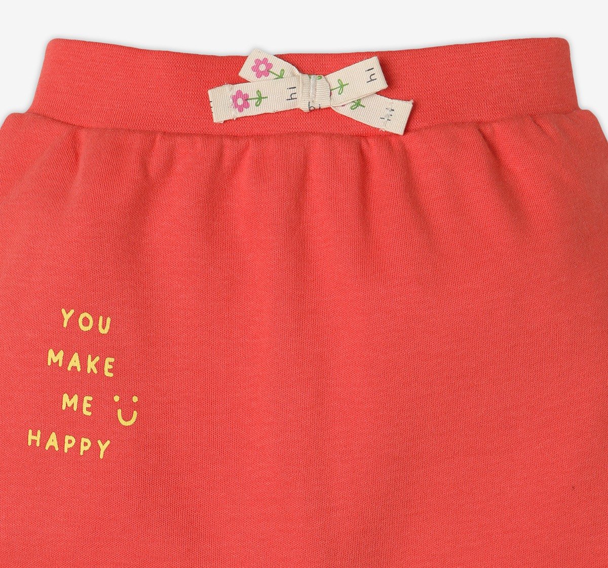 Infant Girls’ 100% Cotton Joggers – Multicolour (Pack of 2)