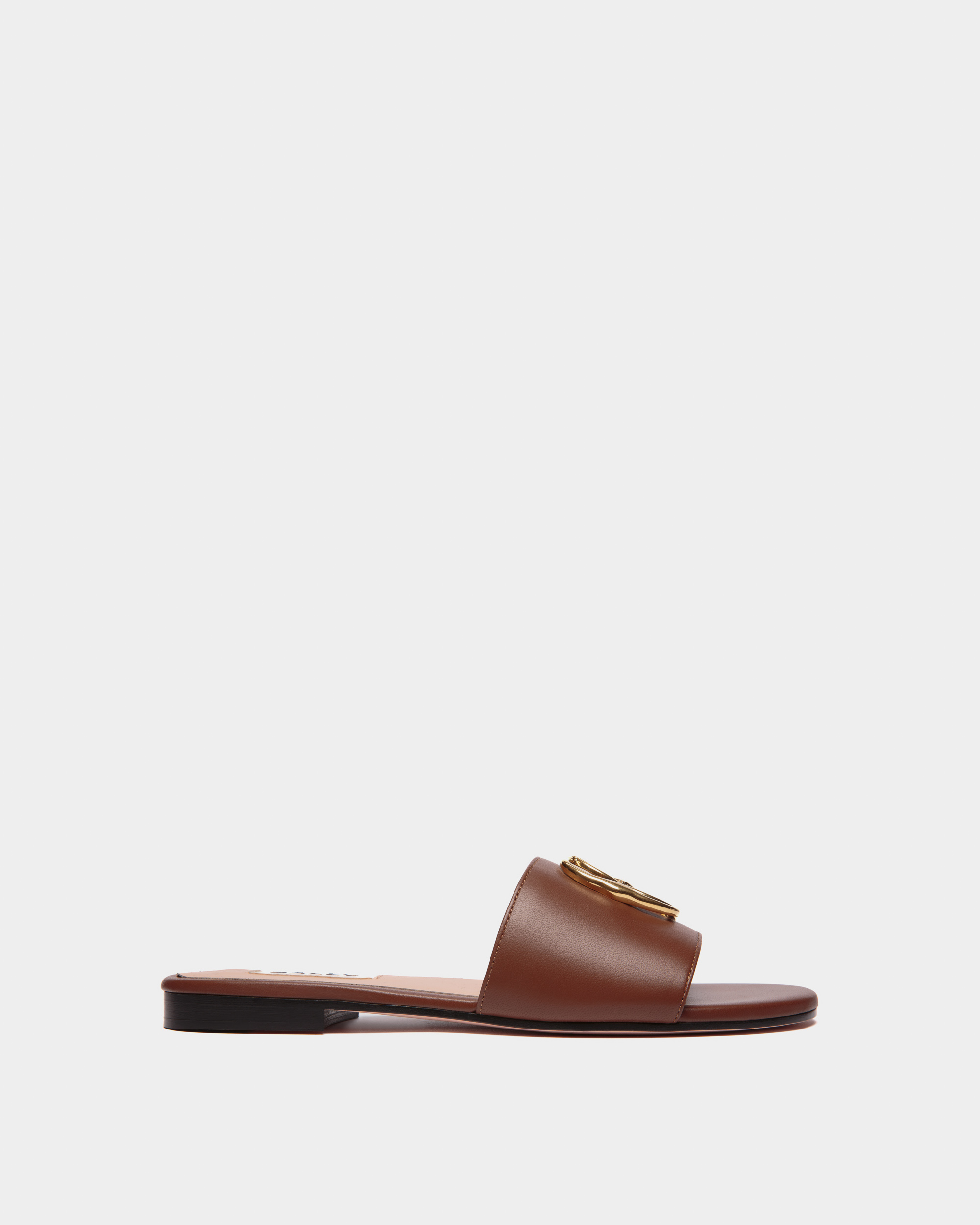 Ghis Leather Flat Sandals