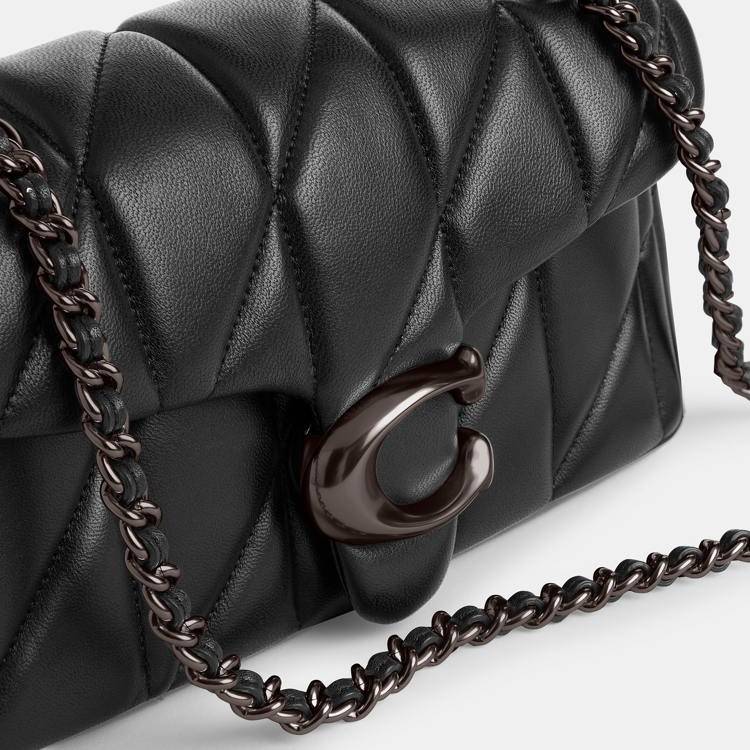 Quilted Tabby Shoulder Bag 20 with Chain