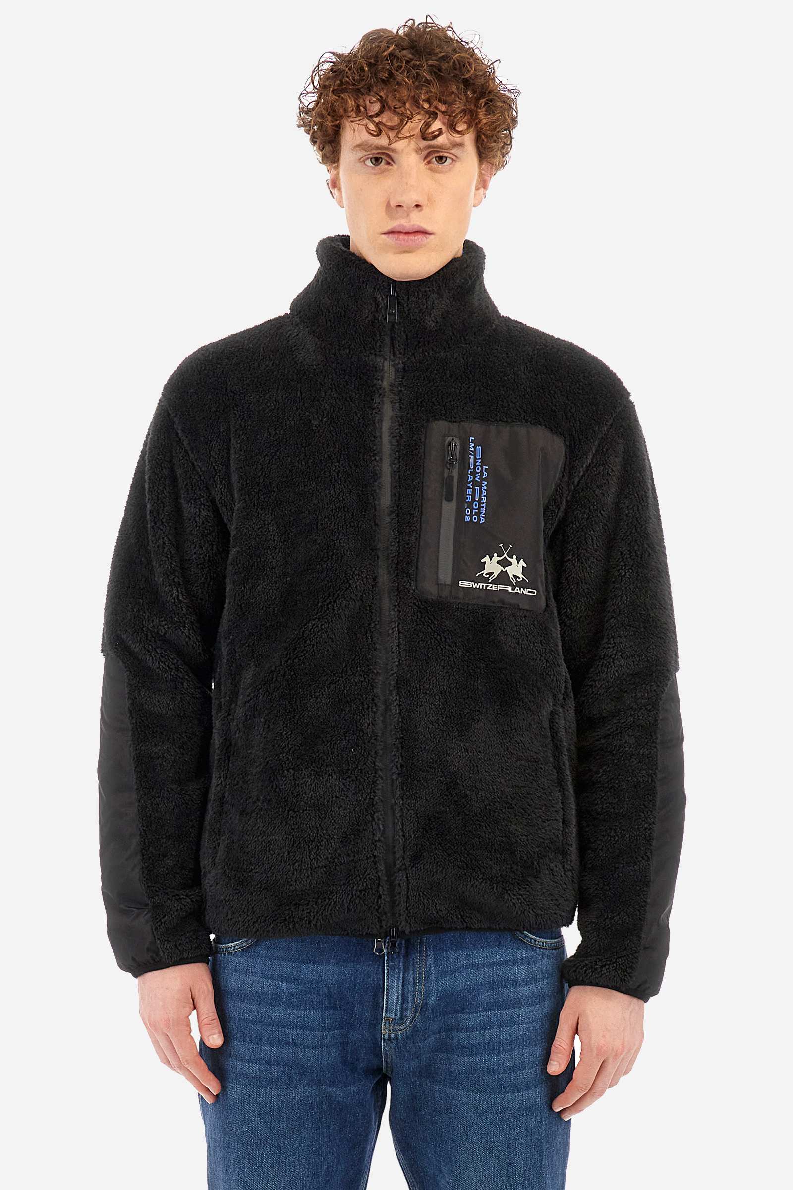 Men's Long-Sleeved Comfort Fit Sweatshirt with Full Zip