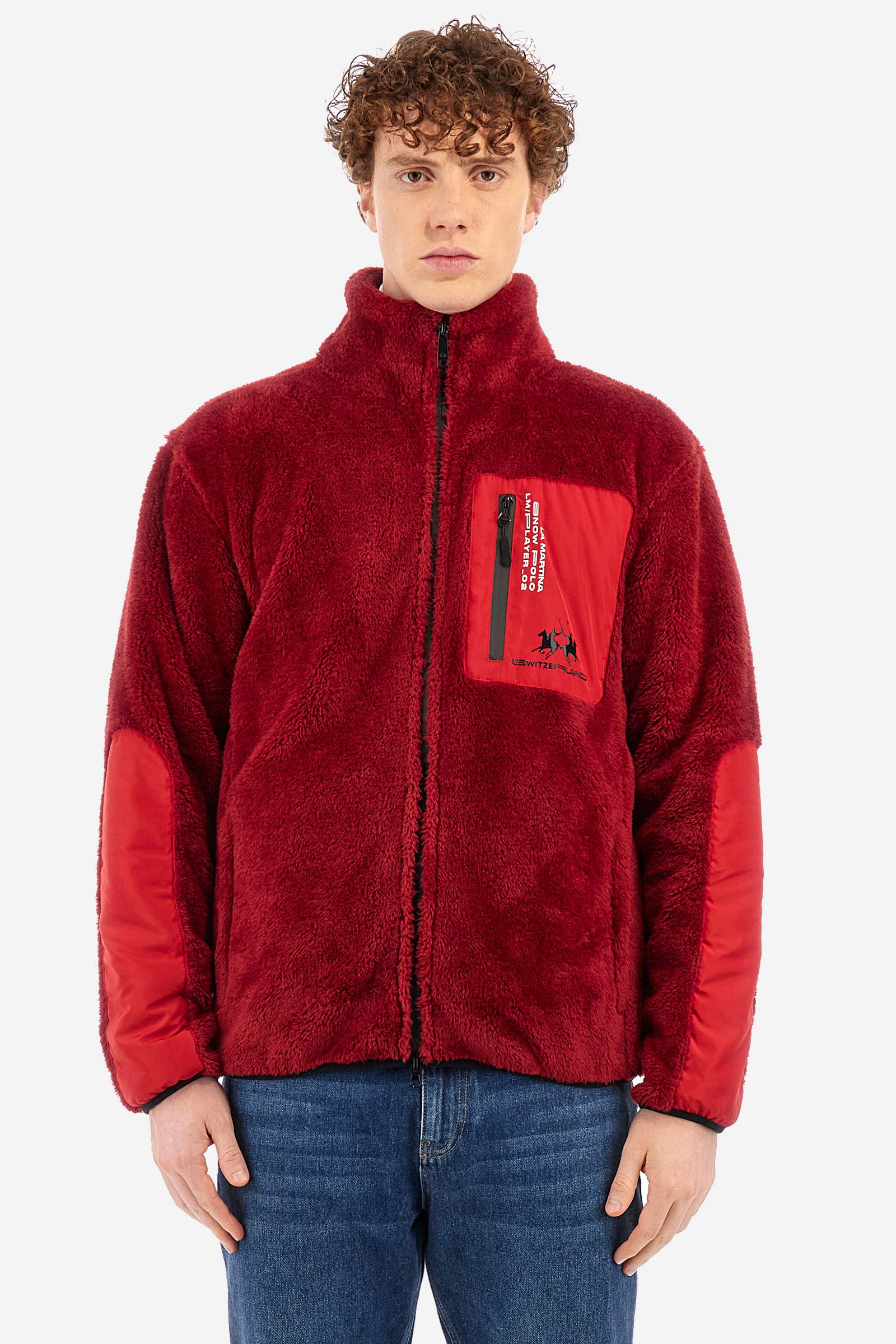 Men's Long-Sleeved Comfort Fit Sweatshirt with Full Zip