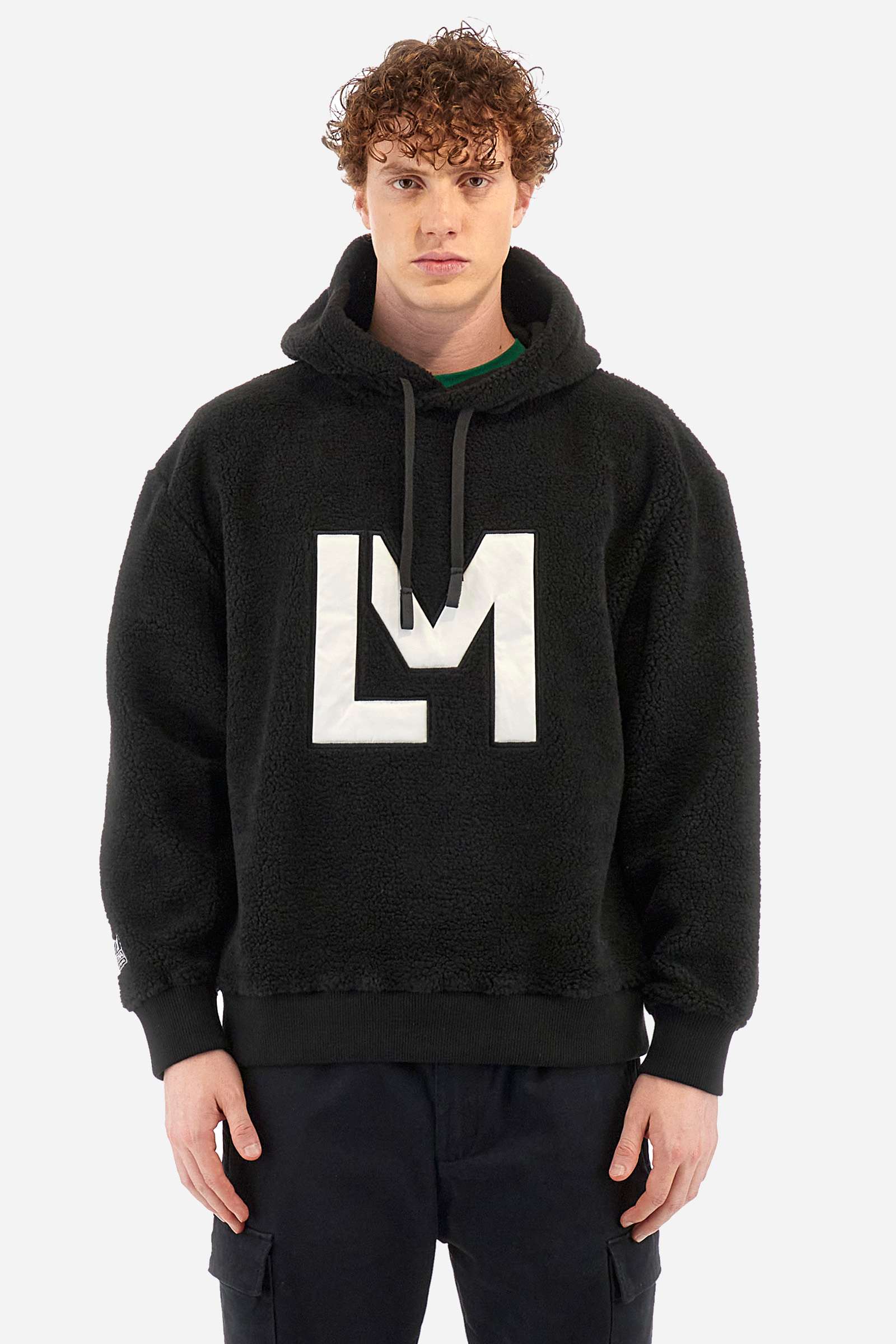 Men's Long-Sleeved Sweatshirt With a Hood