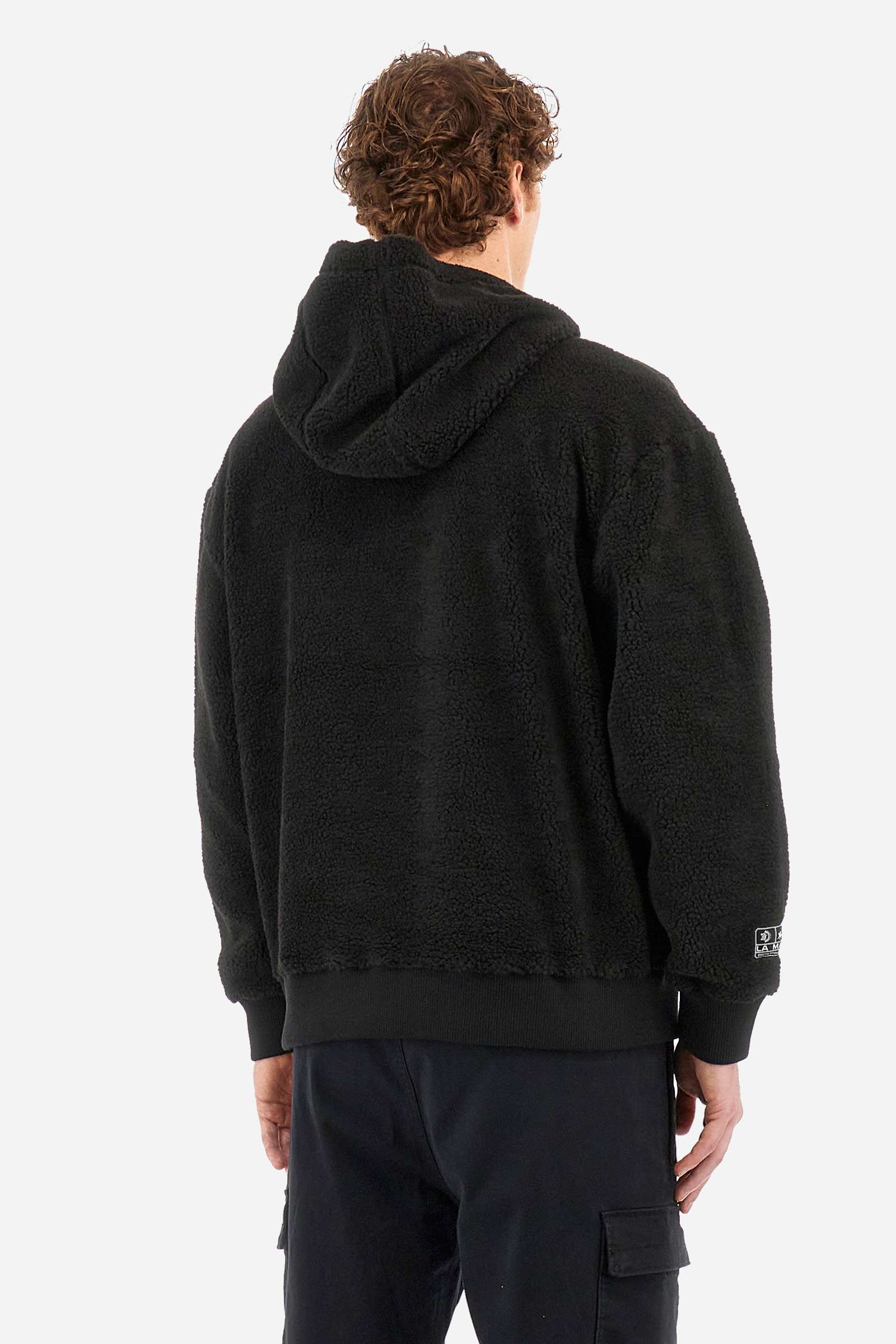 Men's Long-Sleeved Sweatshirt With a Hood