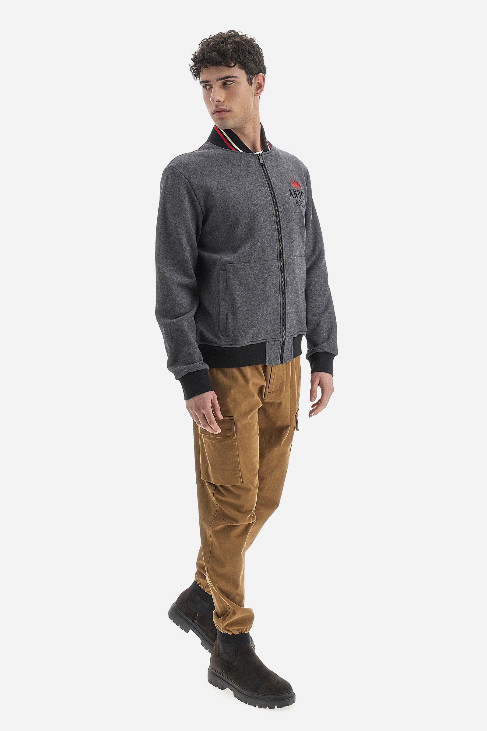Men's Long-sleeved Full-Zip Sweatshirt
