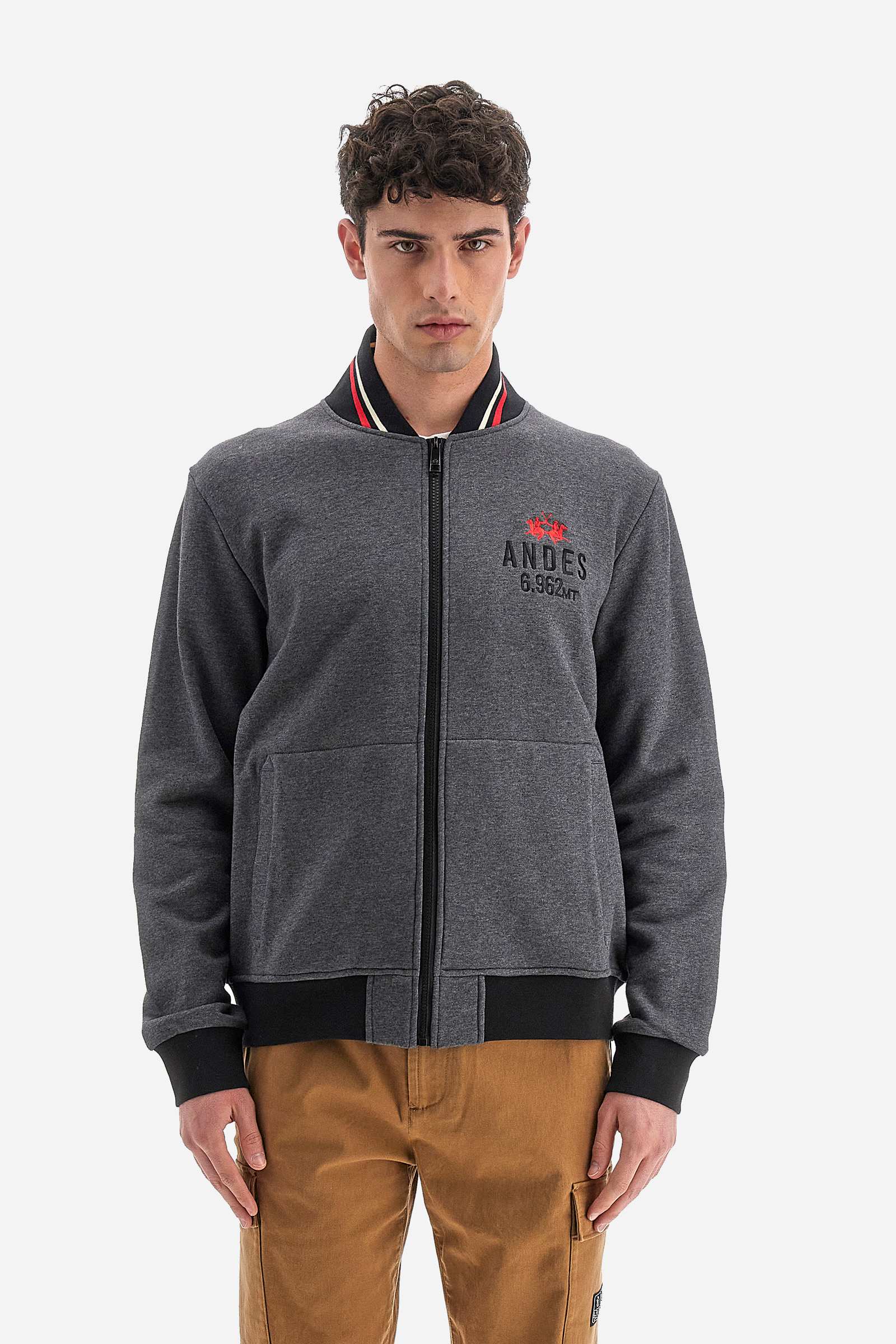 Men's Long-sleeved Full-Zip Sweatshirt