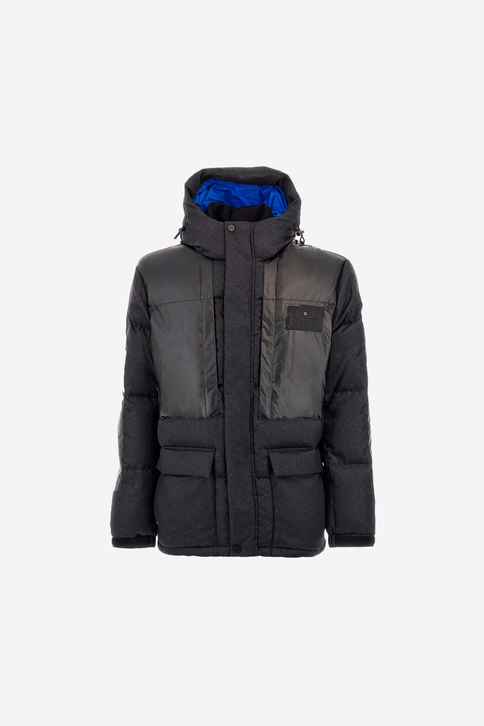 Men's Polyester Down Jacket with Long Sleeves