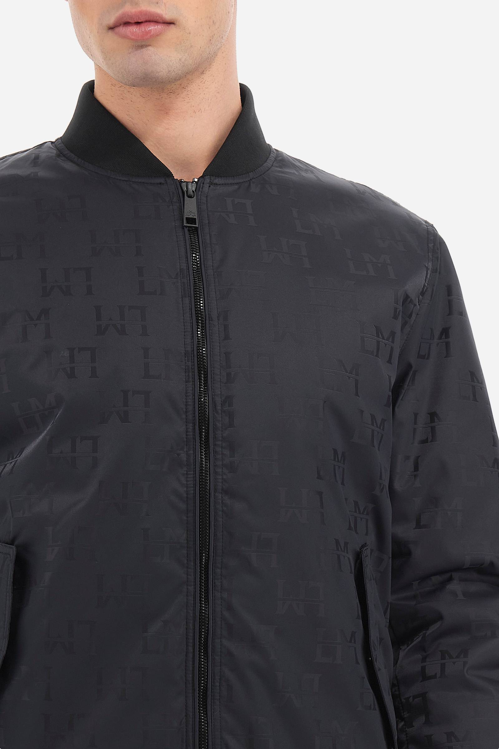 Men's Polyester Bomber Jacket with Long sleeves