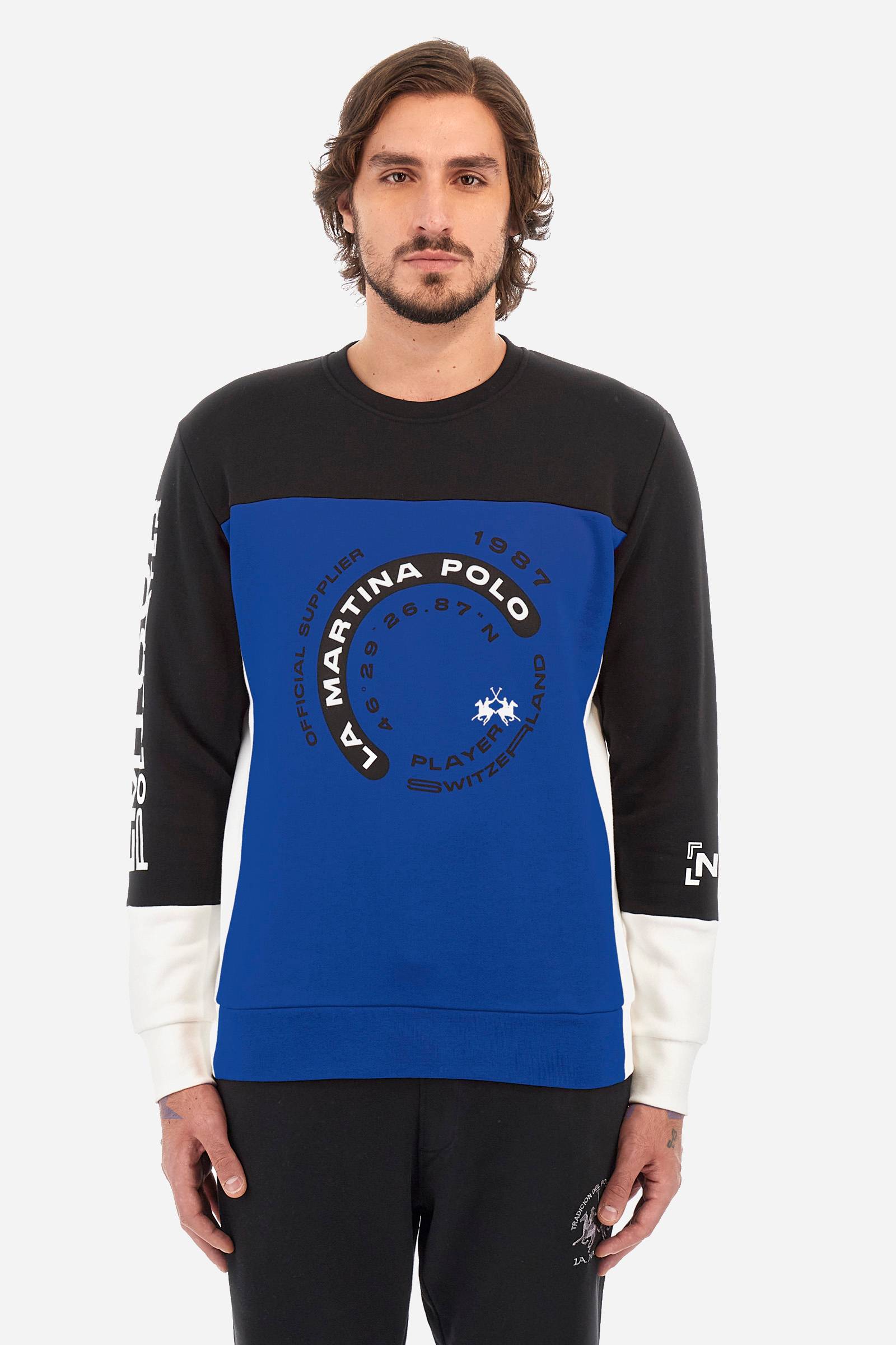Men's Long-Sleeved Crew-Neck Sweatshirt