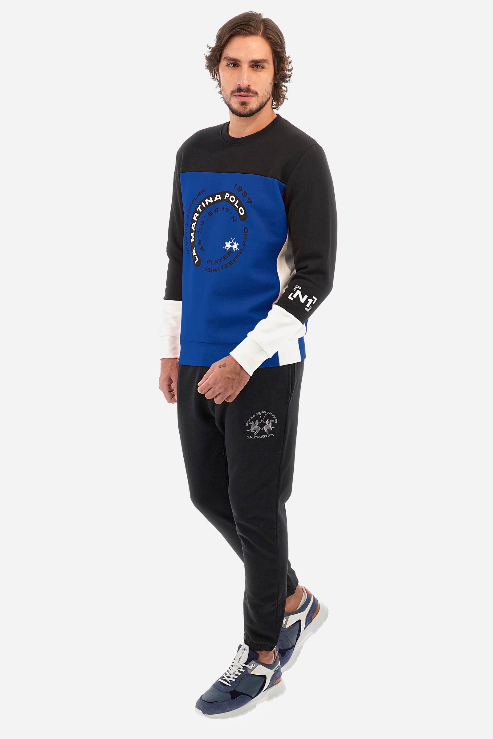 Men's Long-Sleeved Crew-Neck Sweatshirt