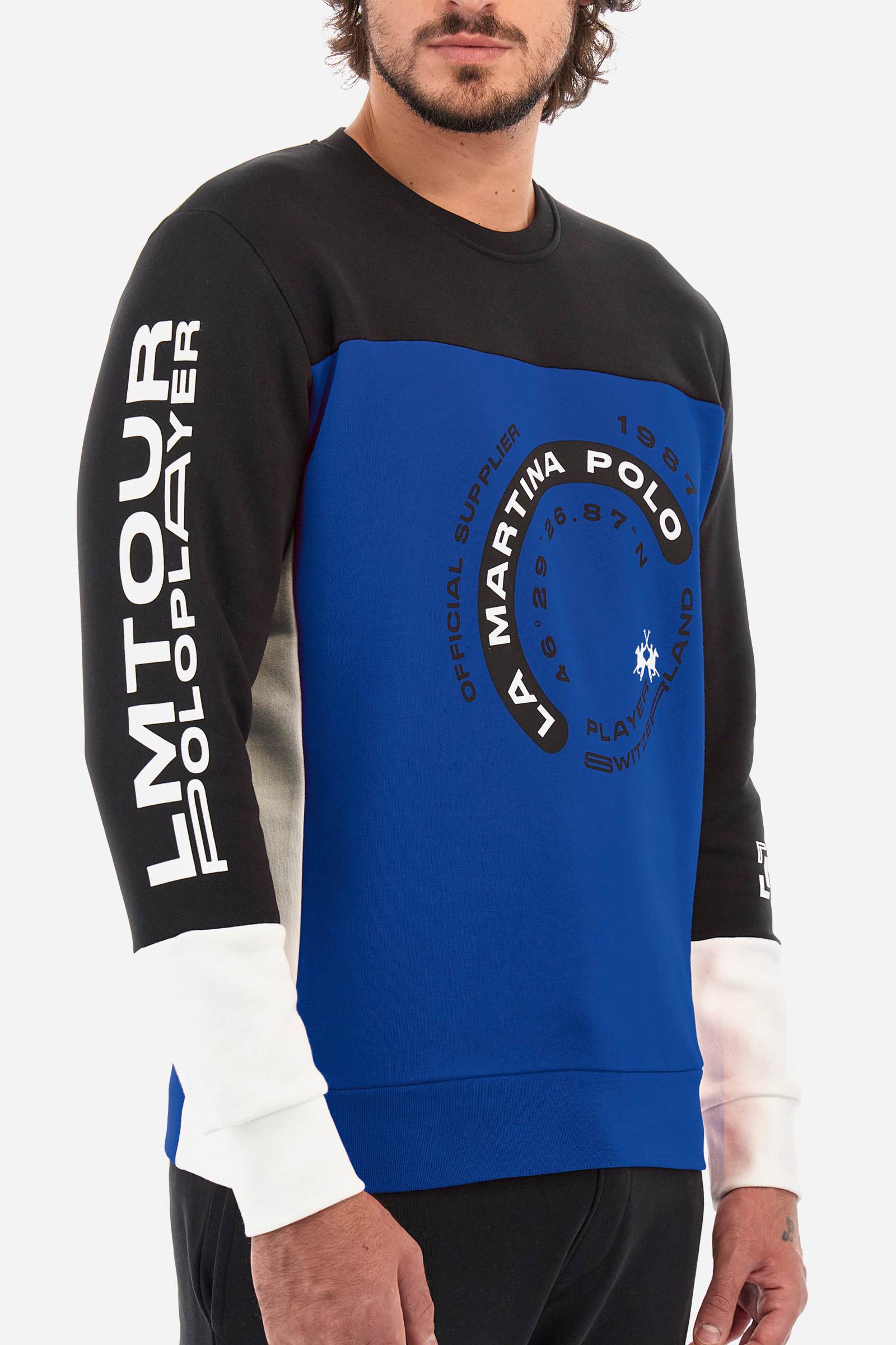 Men's Long-Sleeved Crew-Neck Sweatshirt