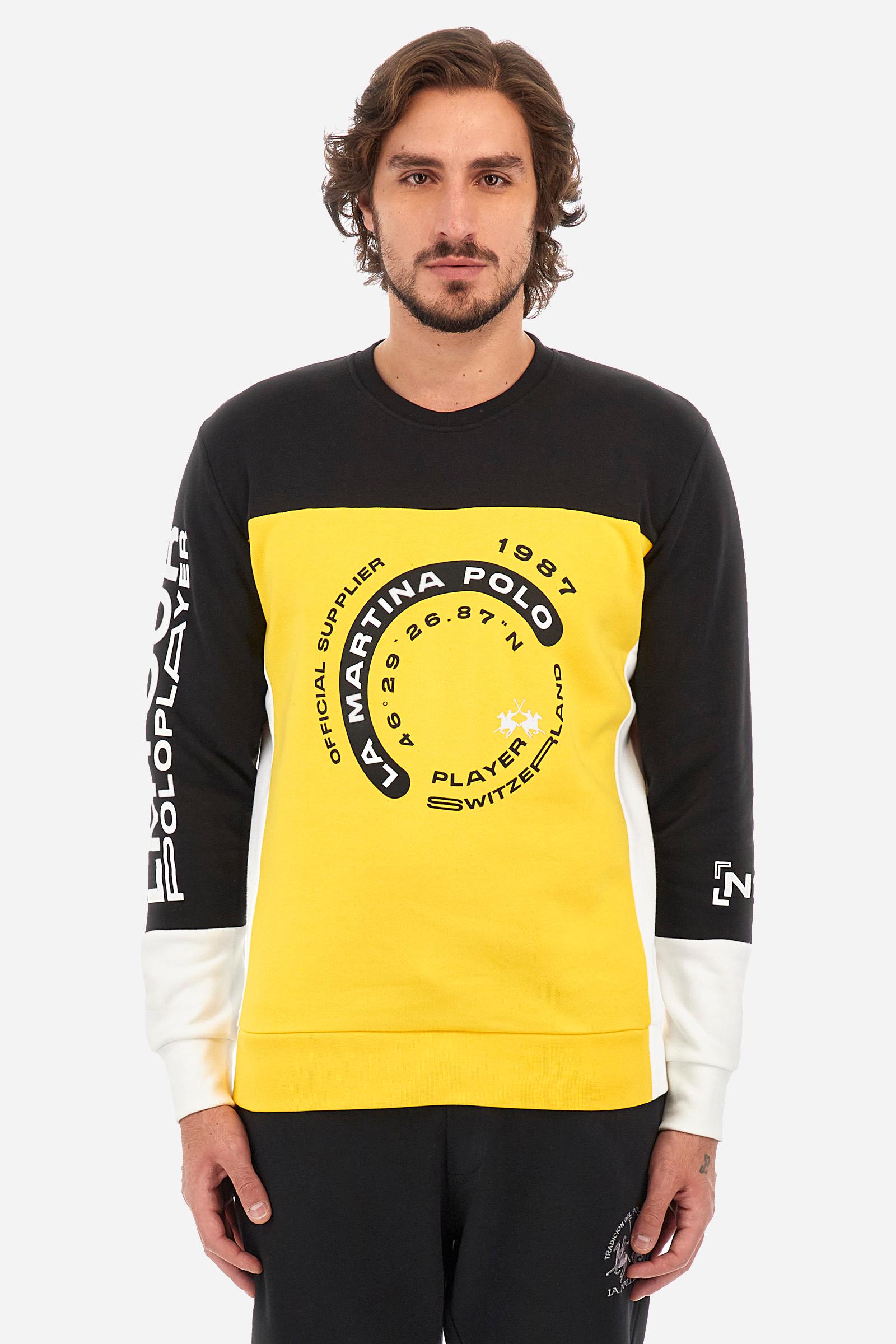 Men's Long-Sleeved Crew-Neck Sweatshirt