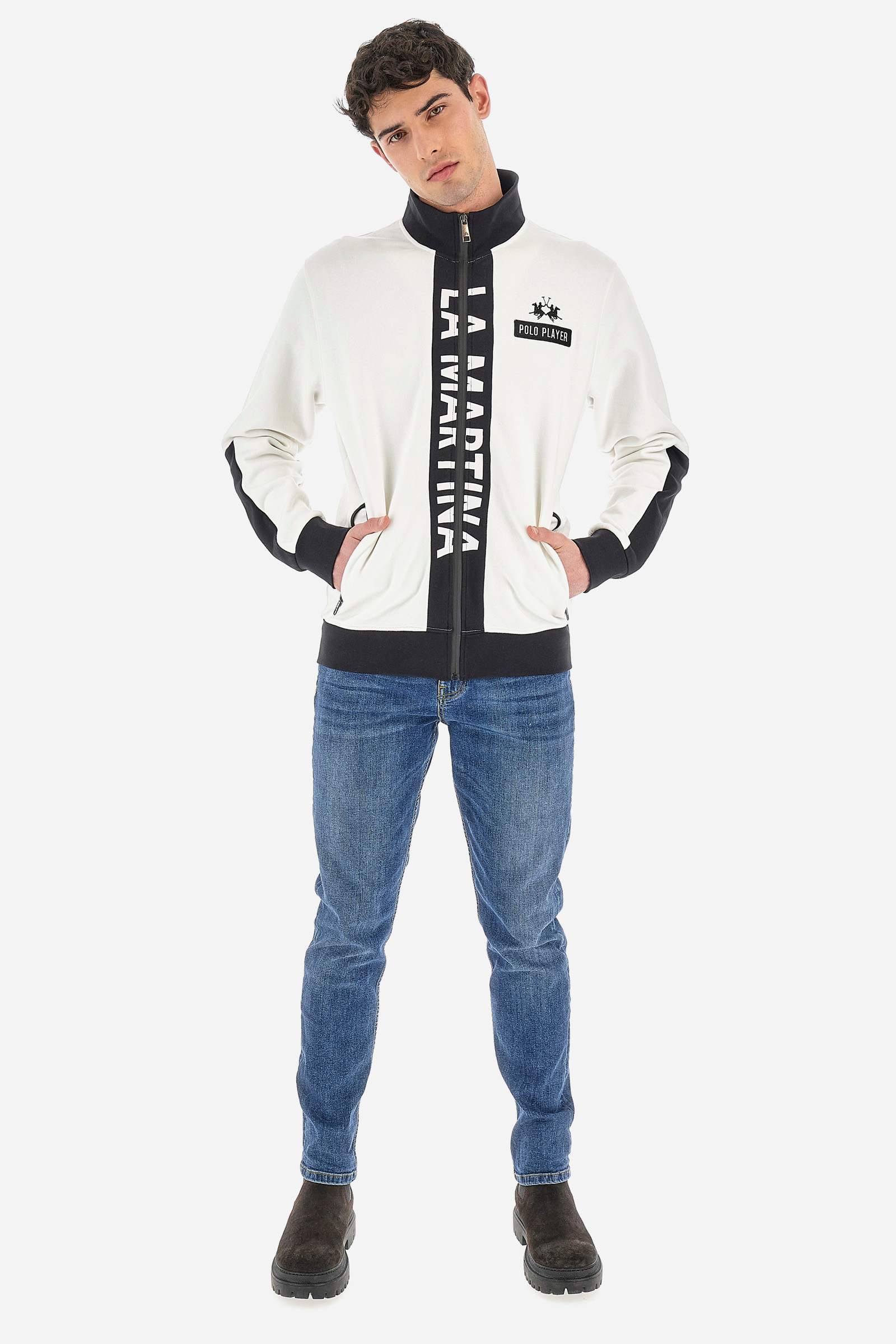 Men's Long-Sleeved Full-Zip Sweatshirt