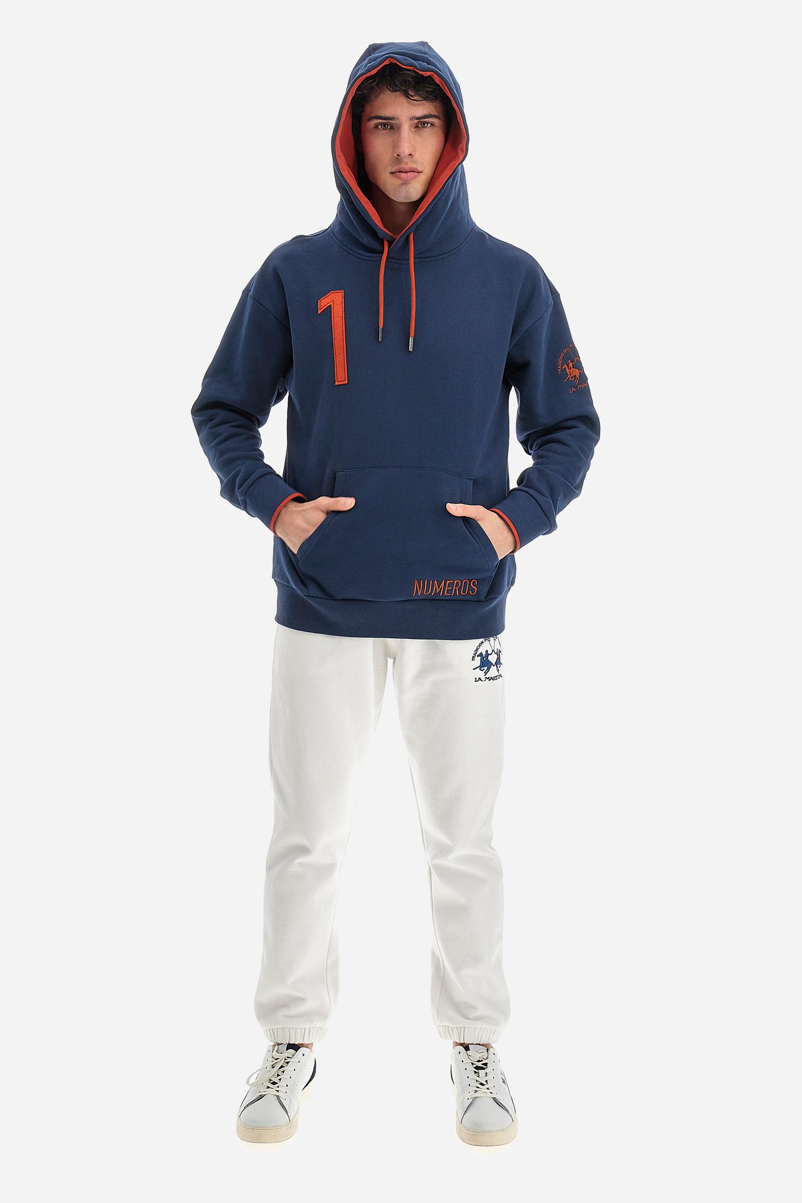 Men's Long-Sleeved Oversized Sweatshirt With A Hood