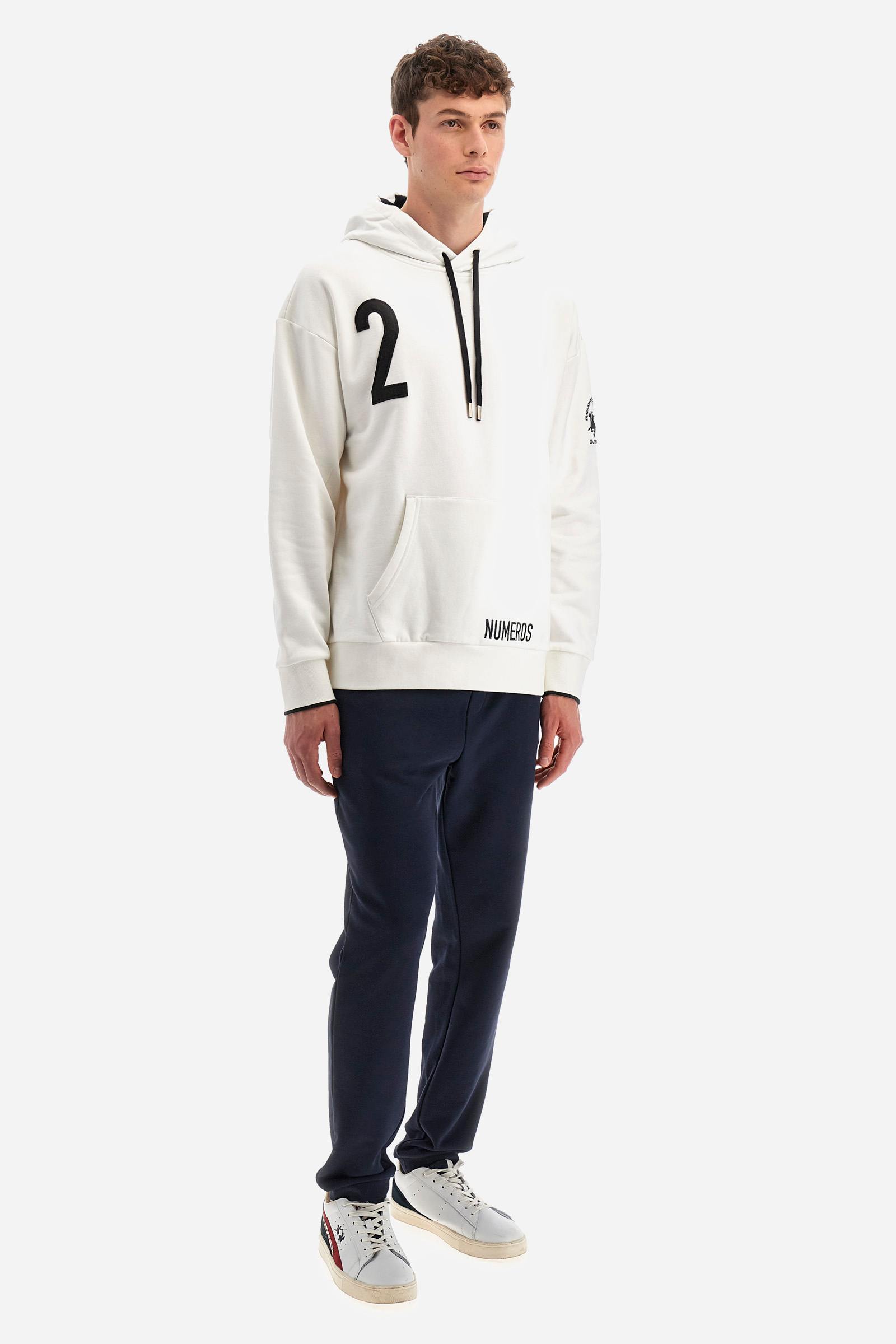 Men's Long-Sleeved Oversized Sweatshirt With A Hood