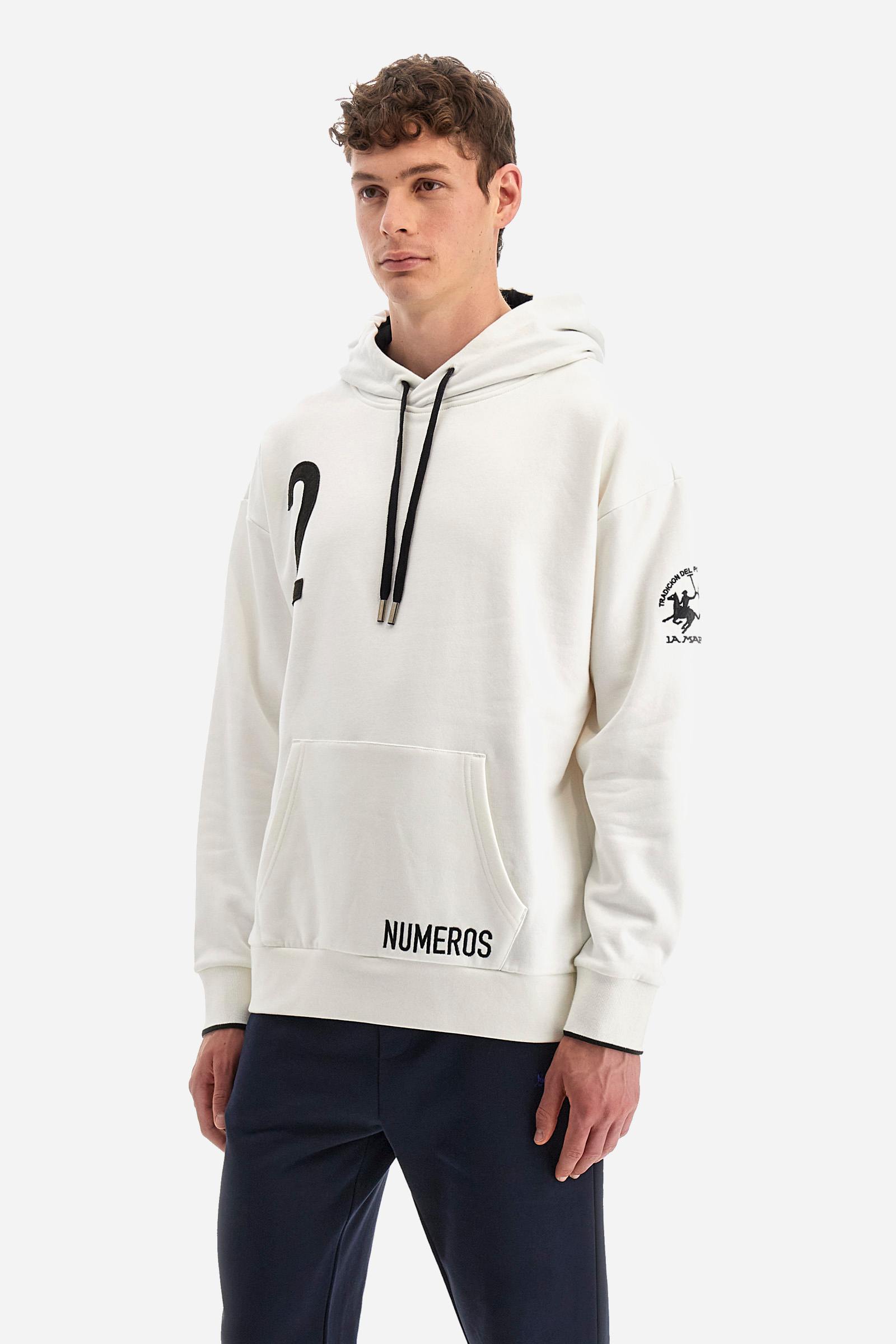 Men's Long-Sleeved Oversized Sweatshirt With A Hood